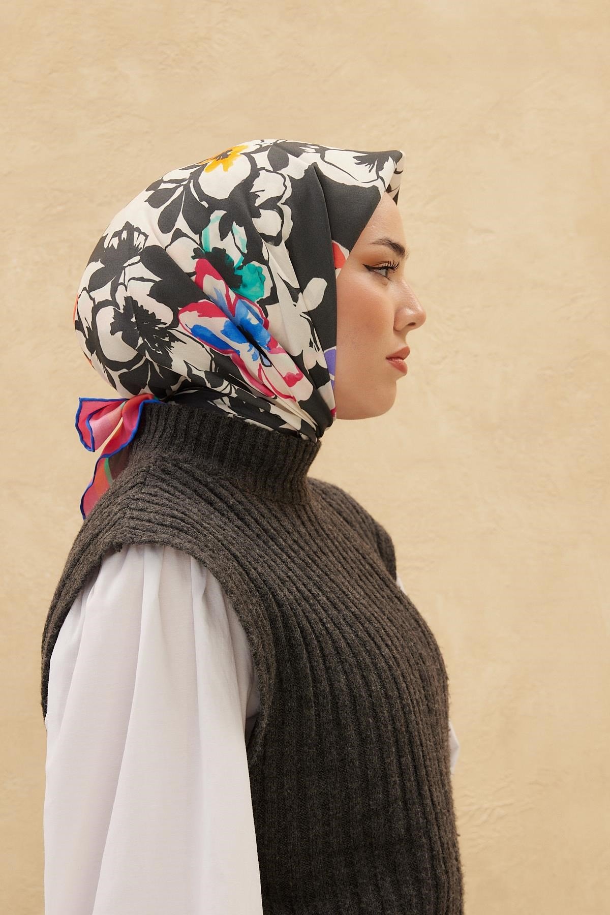 Silk Home Organik Pamuk İpek Eşarp 79006-12