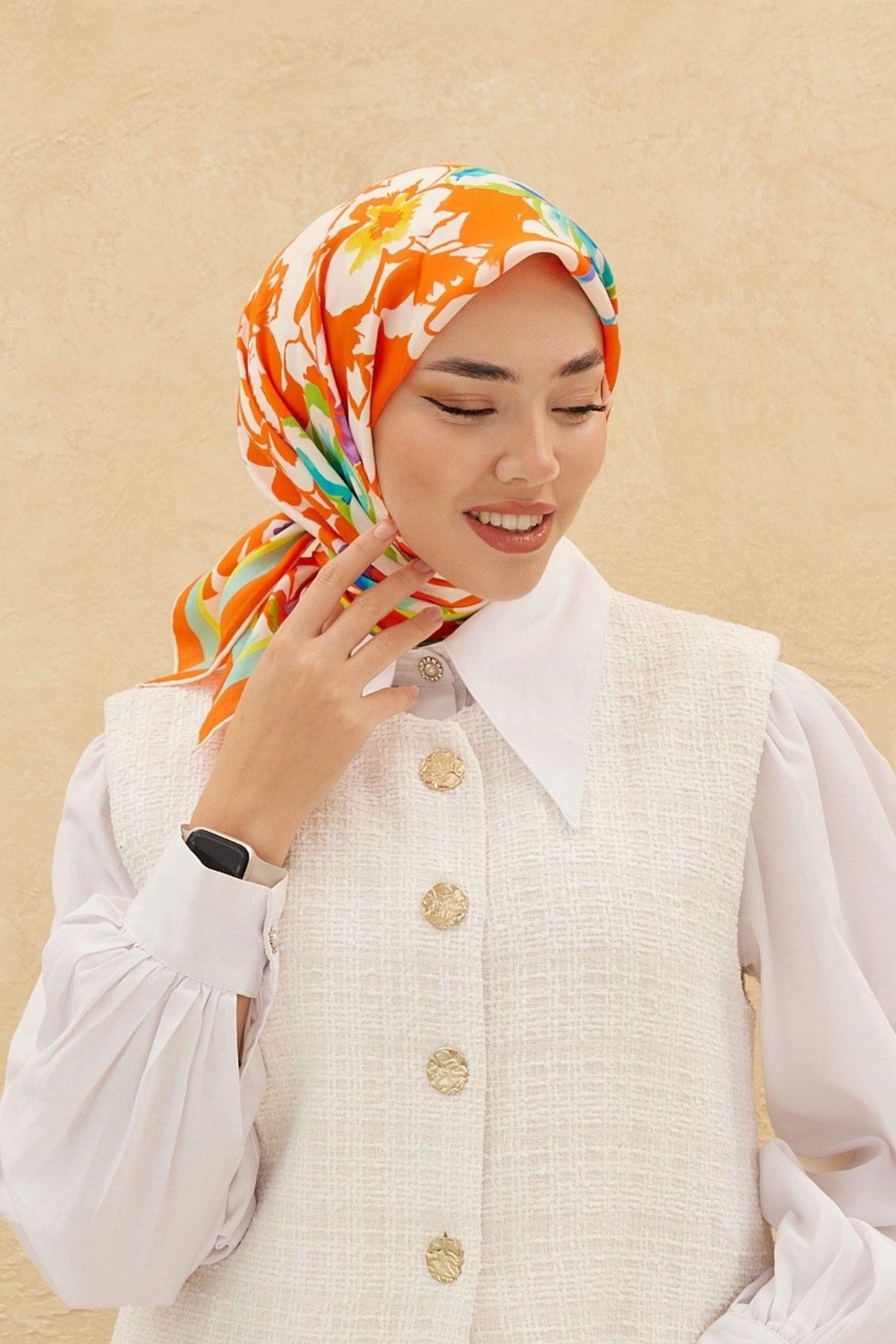 Silk Home Organik Pamuk İpek Eşarp 79006-13