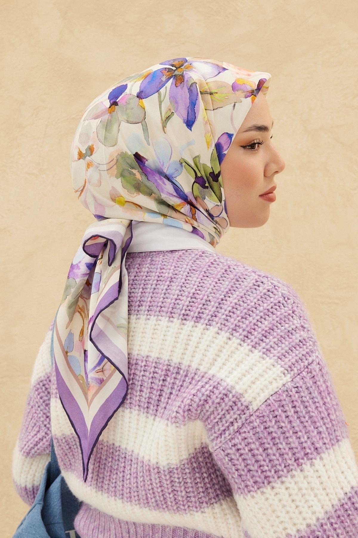 Silk Home Organik Pamuk İpek Eşarp 79007-10