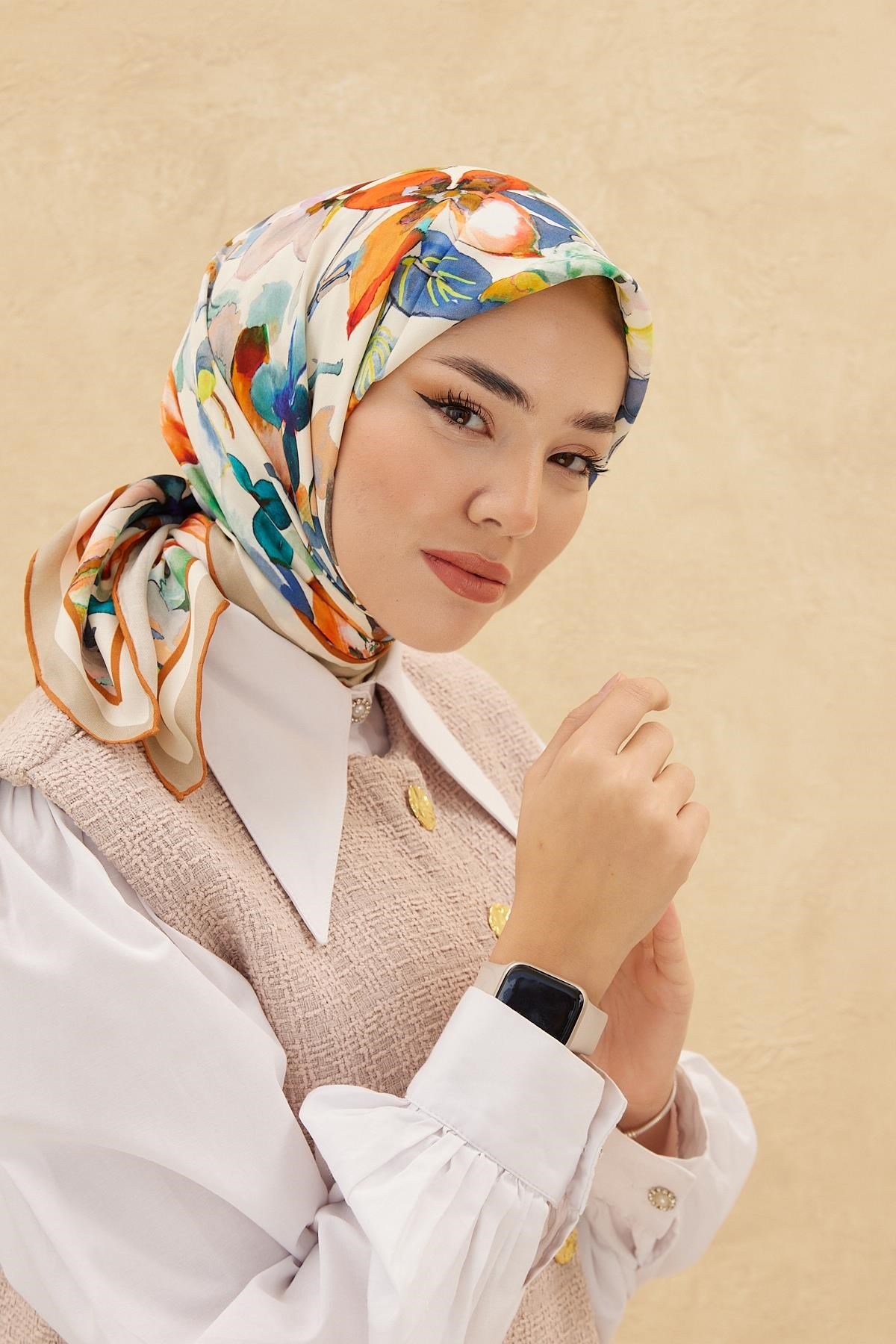 Silk Home Organik Pamuk İpek Eşarp 79007-03