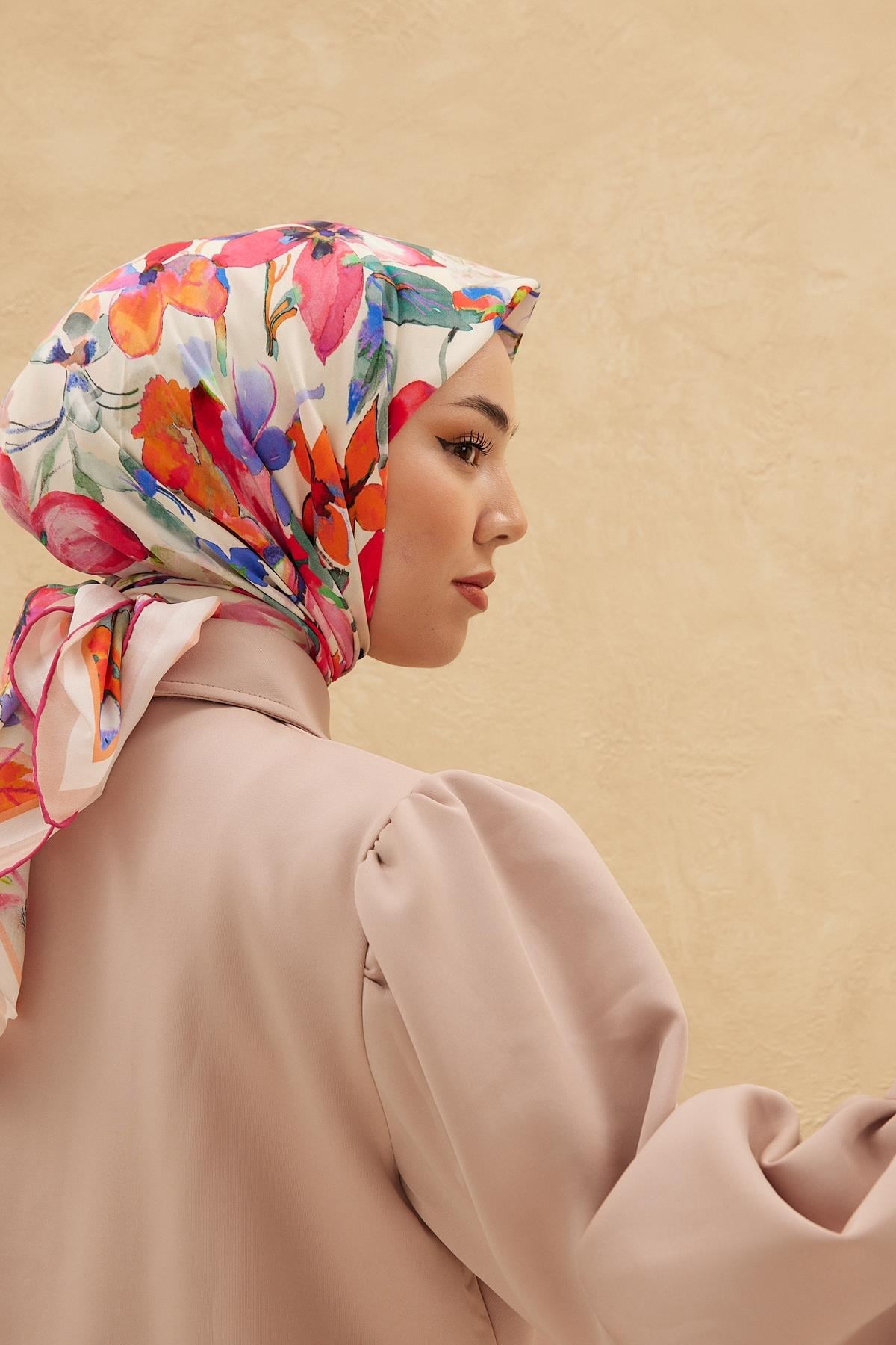 Silk Home Organik Pamuk İpek Eşarp 79007-06
