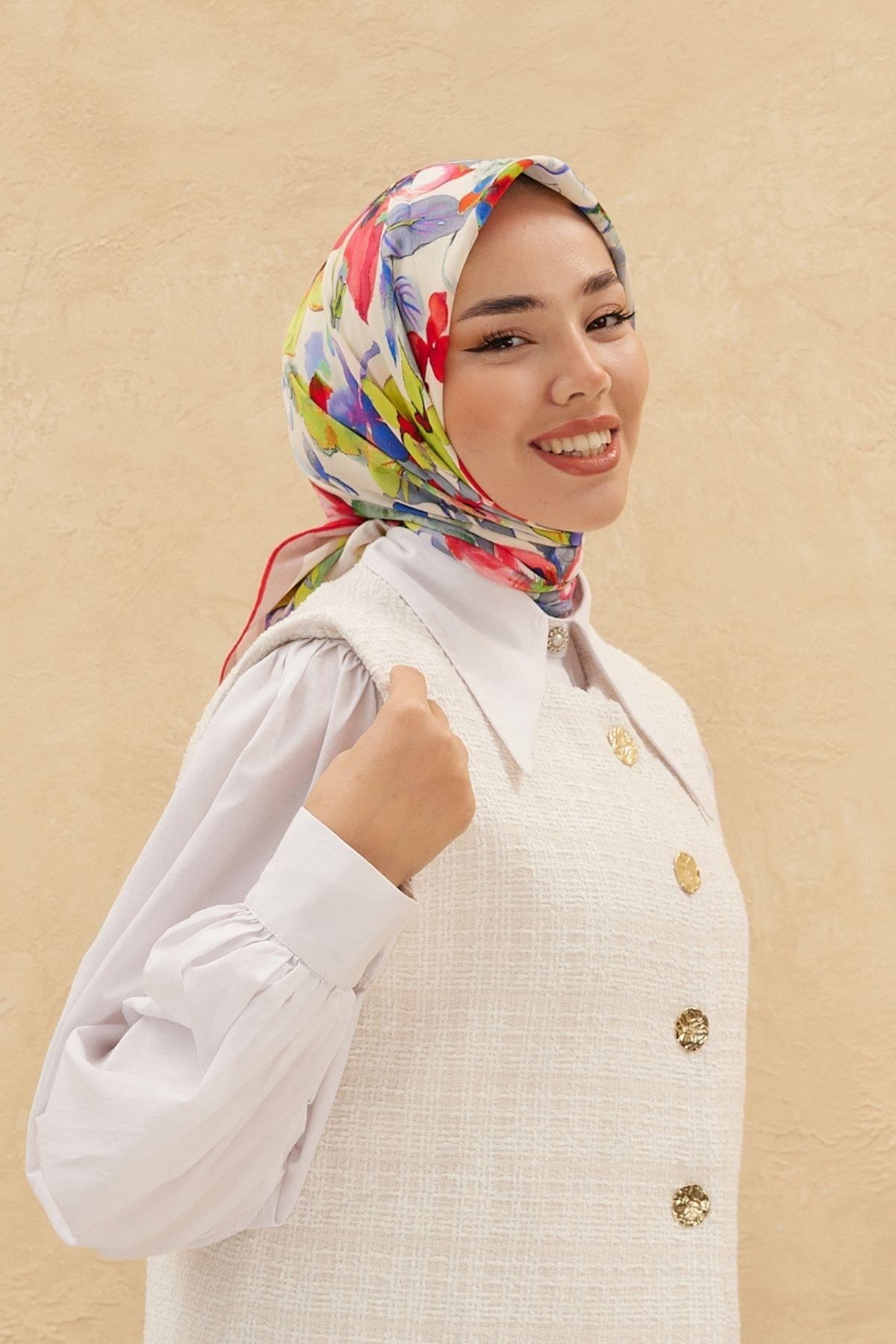 Silk Home Organik Pamuk İpek Eşarp 79007-07