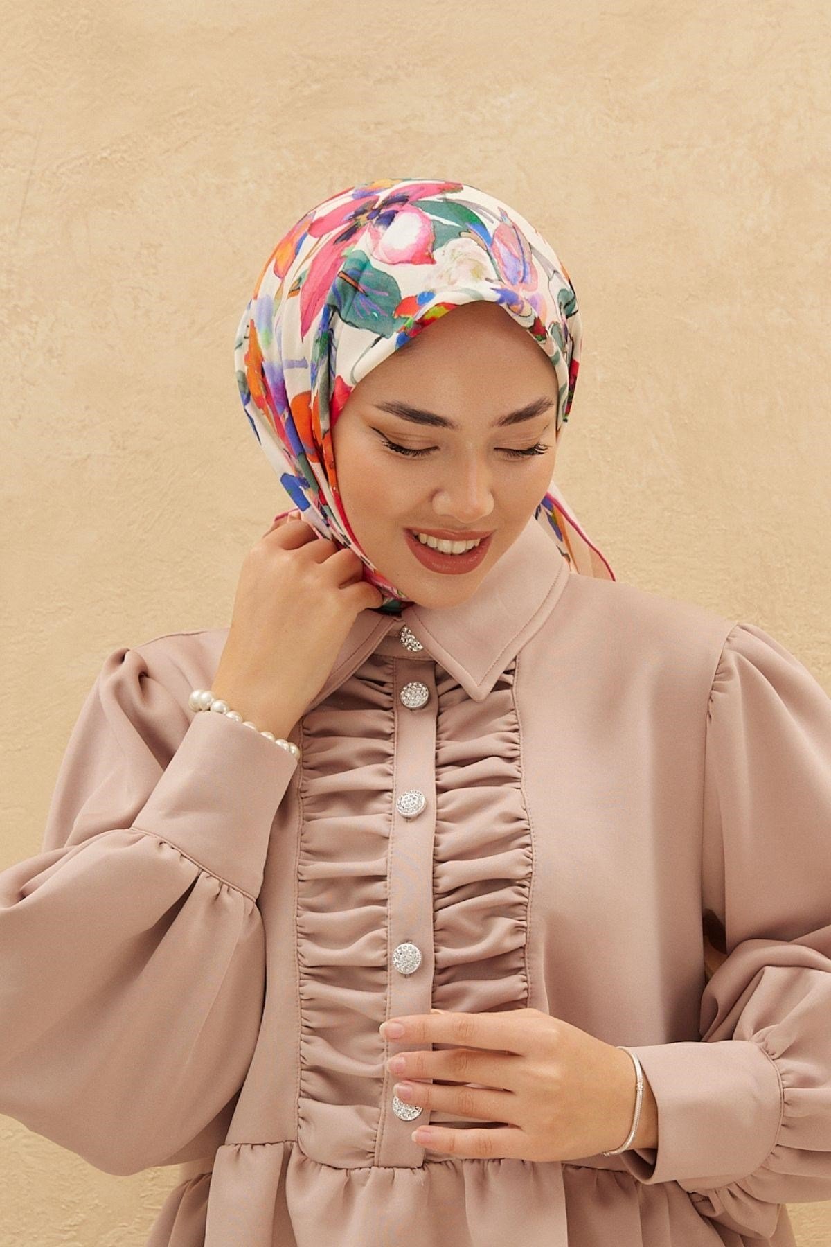Silk Home Organik Pamuk İpek Eşarp 79007-06