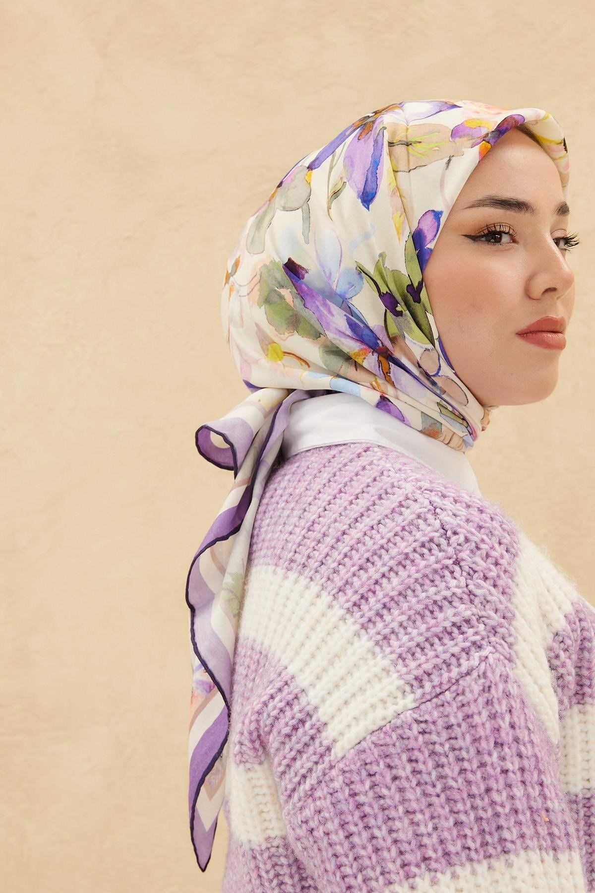 Silk Home Organik Pamuk İpek Eşarp 79007-10