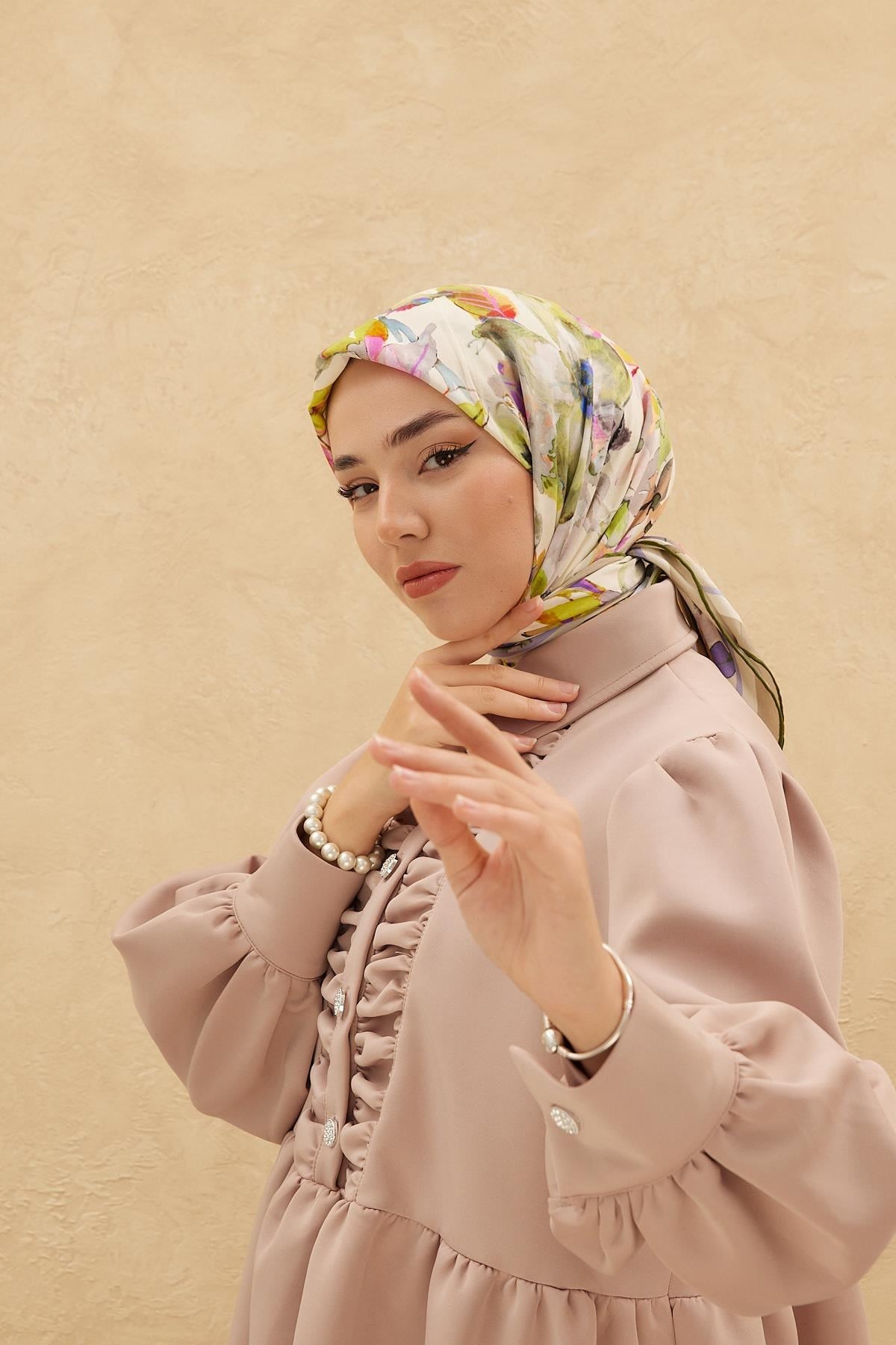 Silk Home Organik Pamuk İpek Eşarp 79007-02
