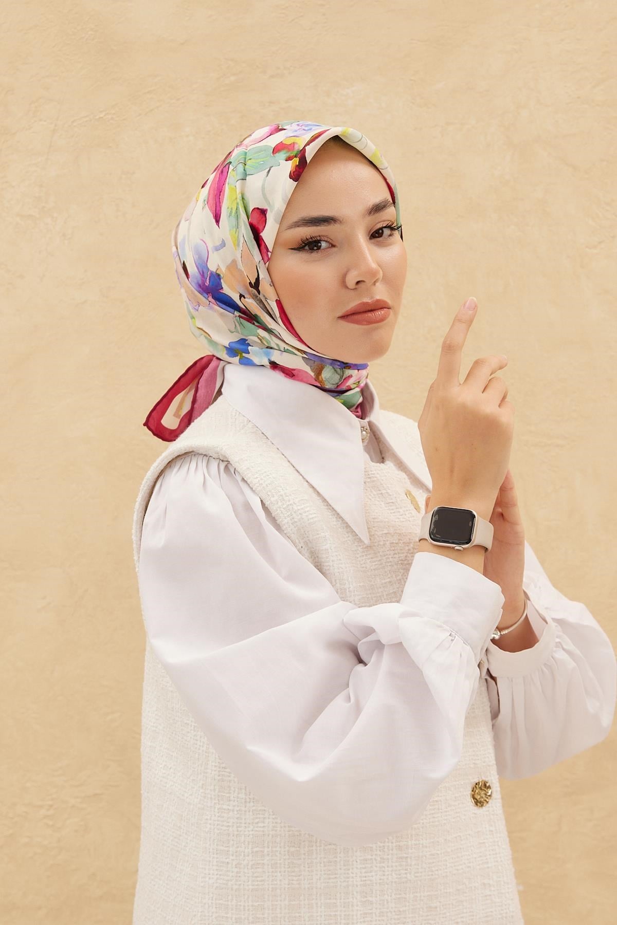 Silk Home Organik Pamuk İpek Eşarp 79007-15