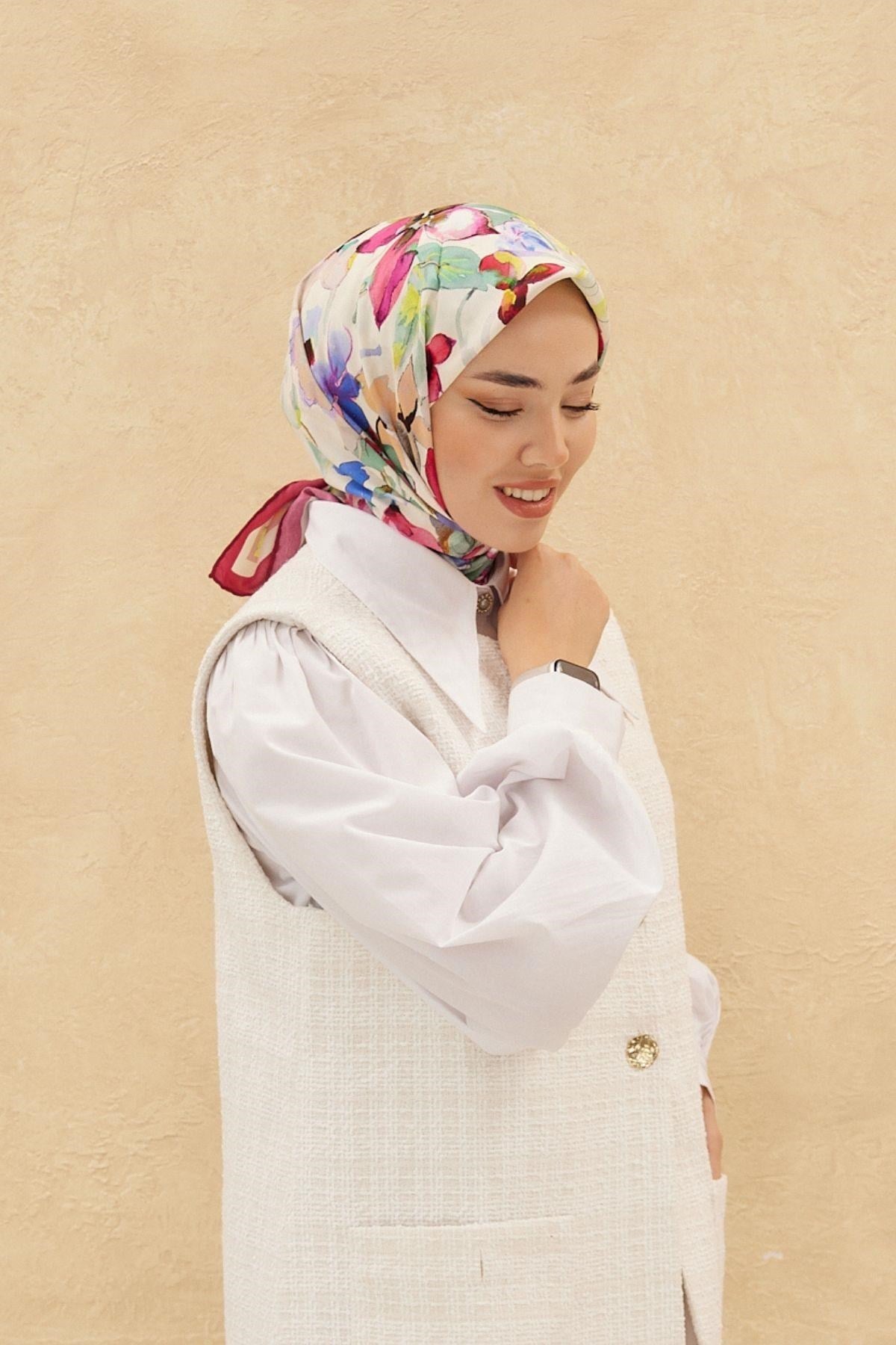 Silk Home Organik Pamuk İpek Eşarp 79007-15