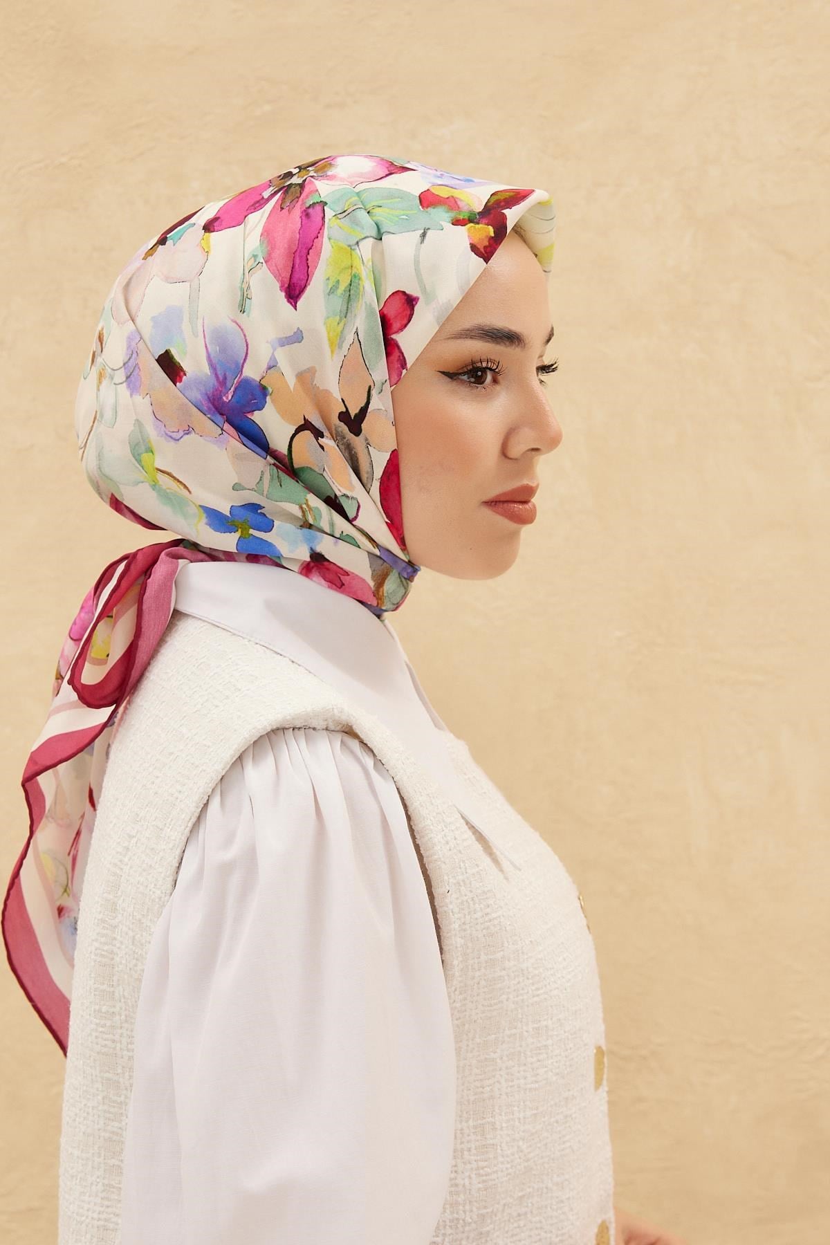 Silk Home Organik Pamuk İpek Eşarp 79007-15