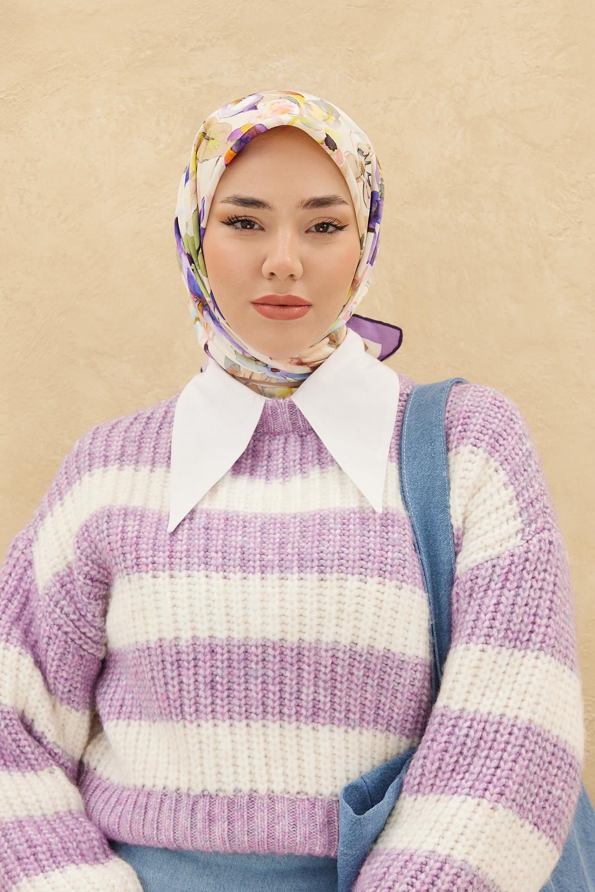 Silk Home Organik Pamuk İpek Eşarp 79007-10