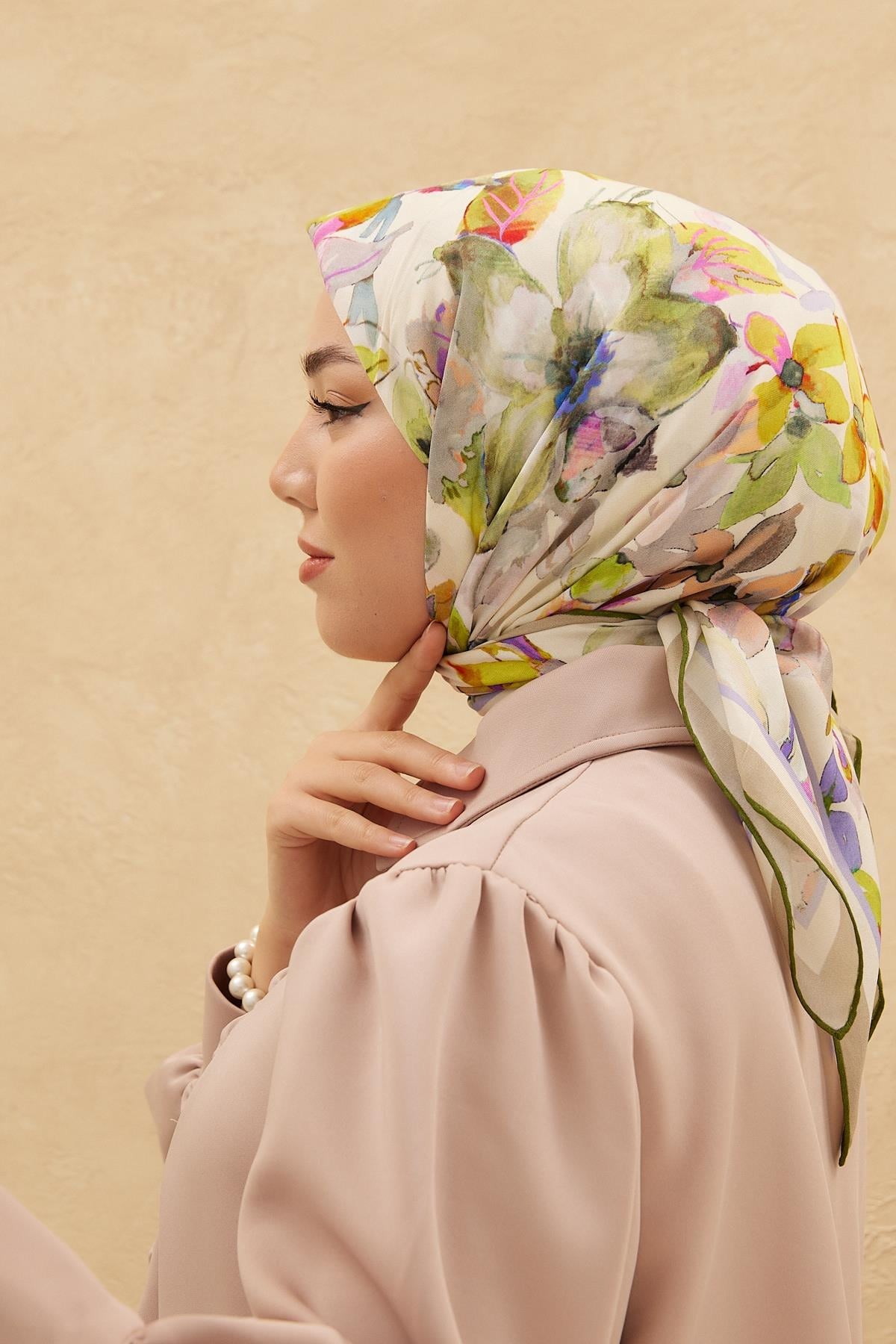 Silk Home Organik Pamuk İpek Eşarp 79007-02