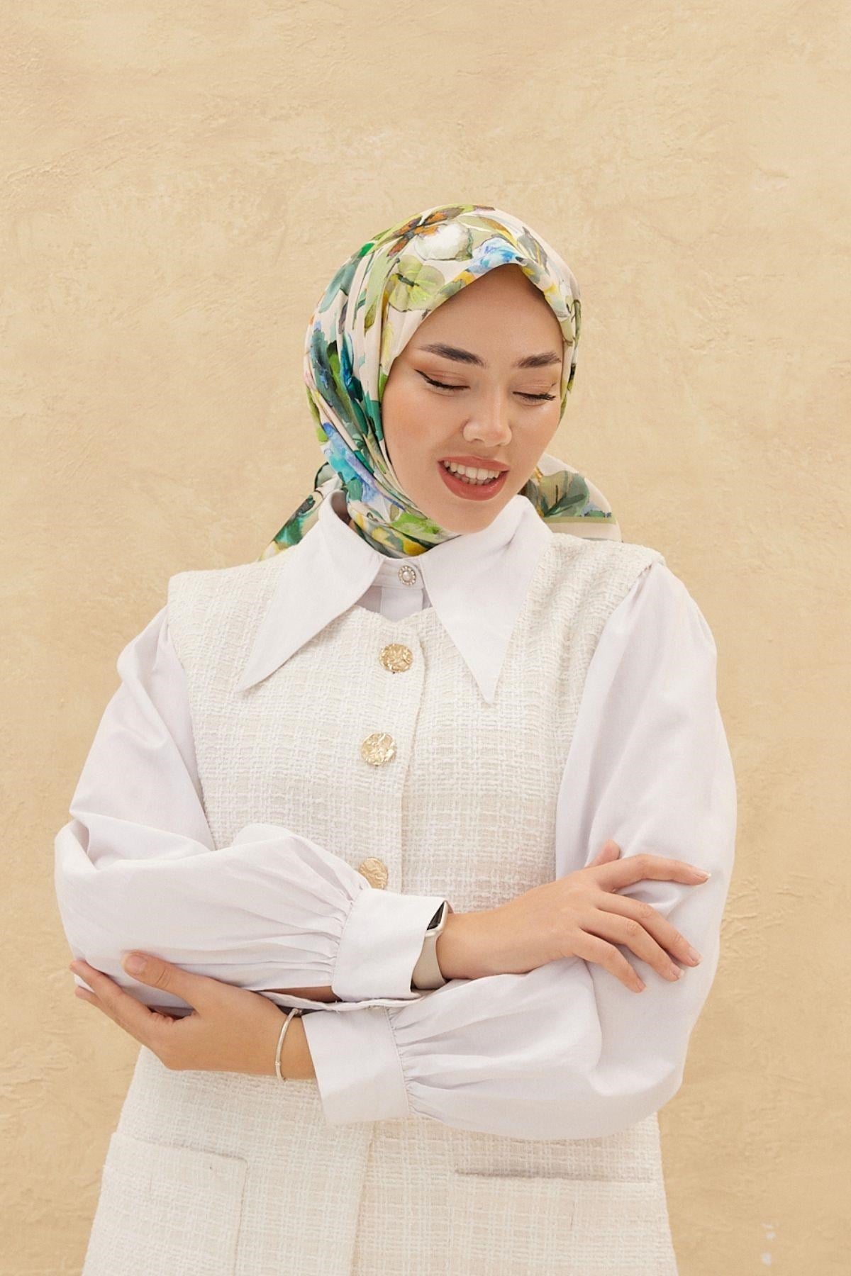 Silk Home Organik Pamuk İpek Eşarp 79007-14