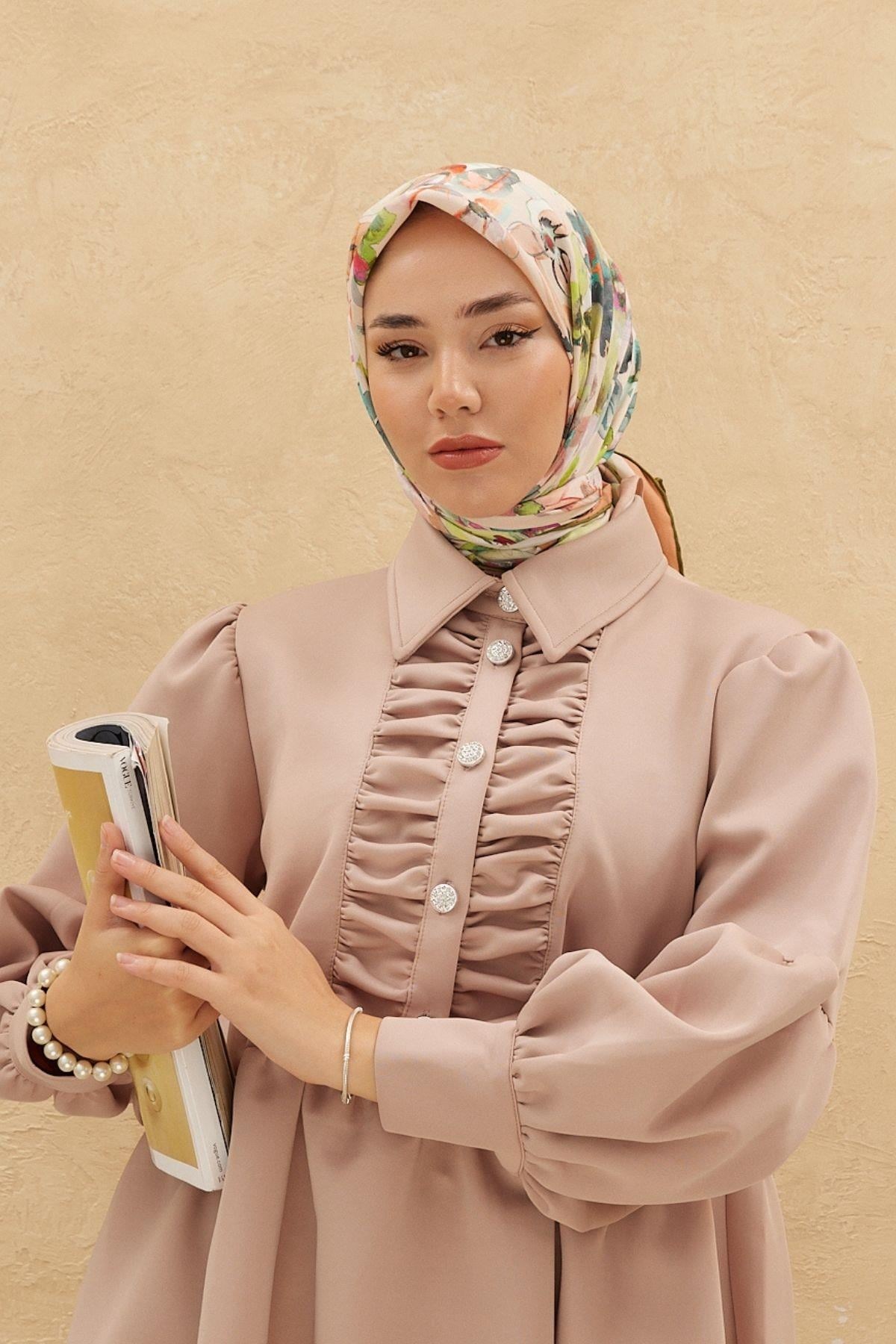 Silk Home Organik Pamuk İpek Eşarp 79007-05