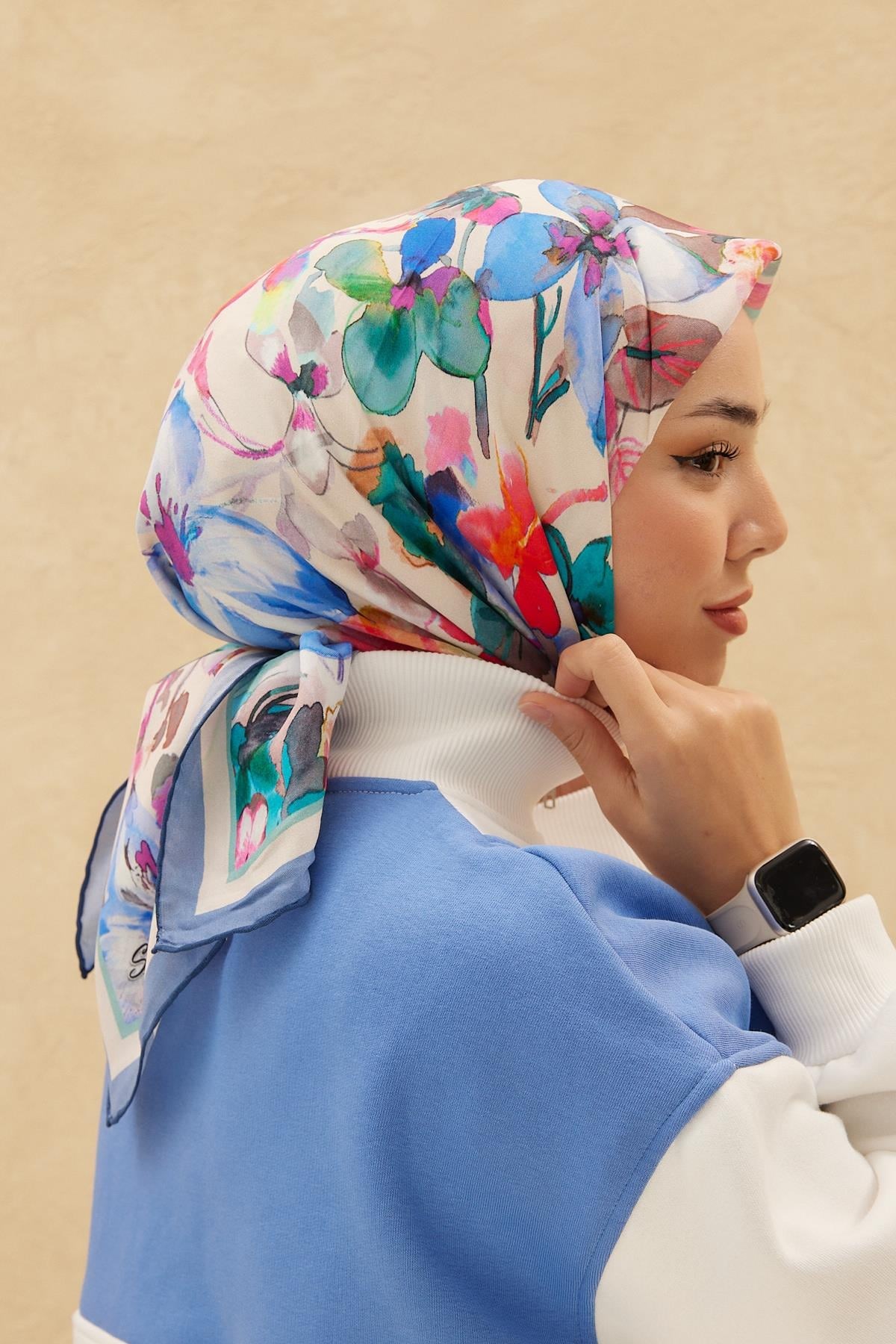 Silk Home Organik Pamuk İpek Eşarp 79007-11