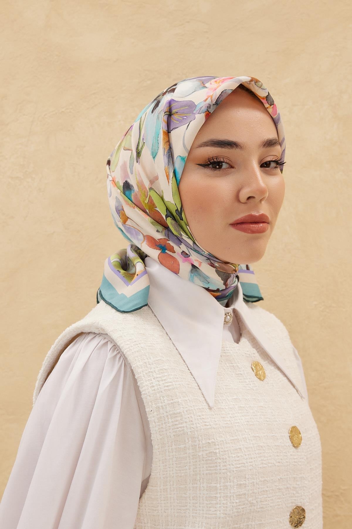 Silk Home Organik Pamuk İpek Eşarp 79007-13