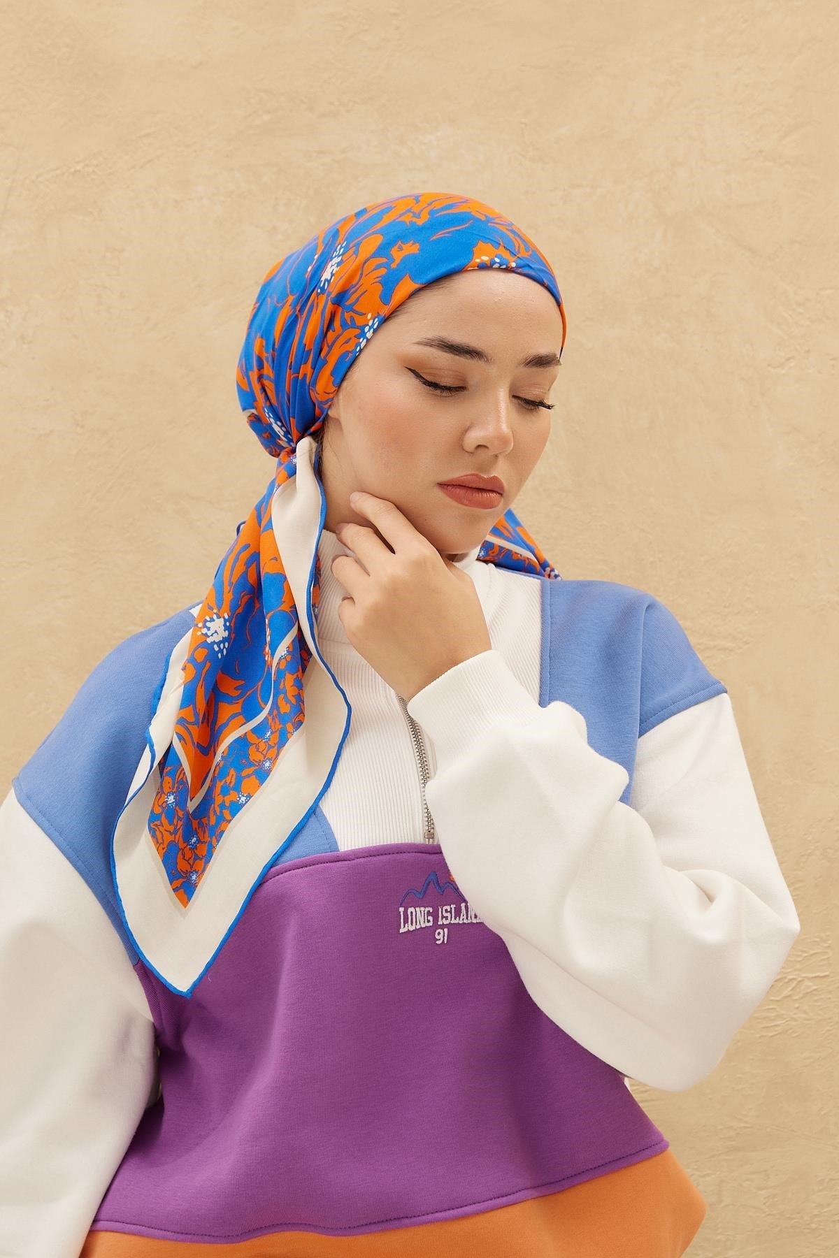 Silk Home Organik Pamuk İpek Eşarp 79008-09