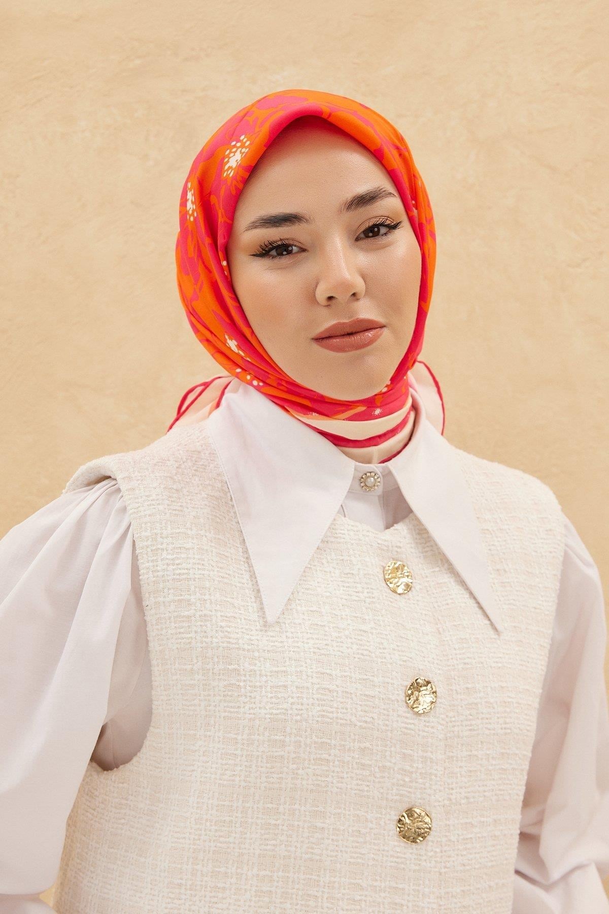 Silk Home Organik Pamuk İpek Eşarp 79008-04