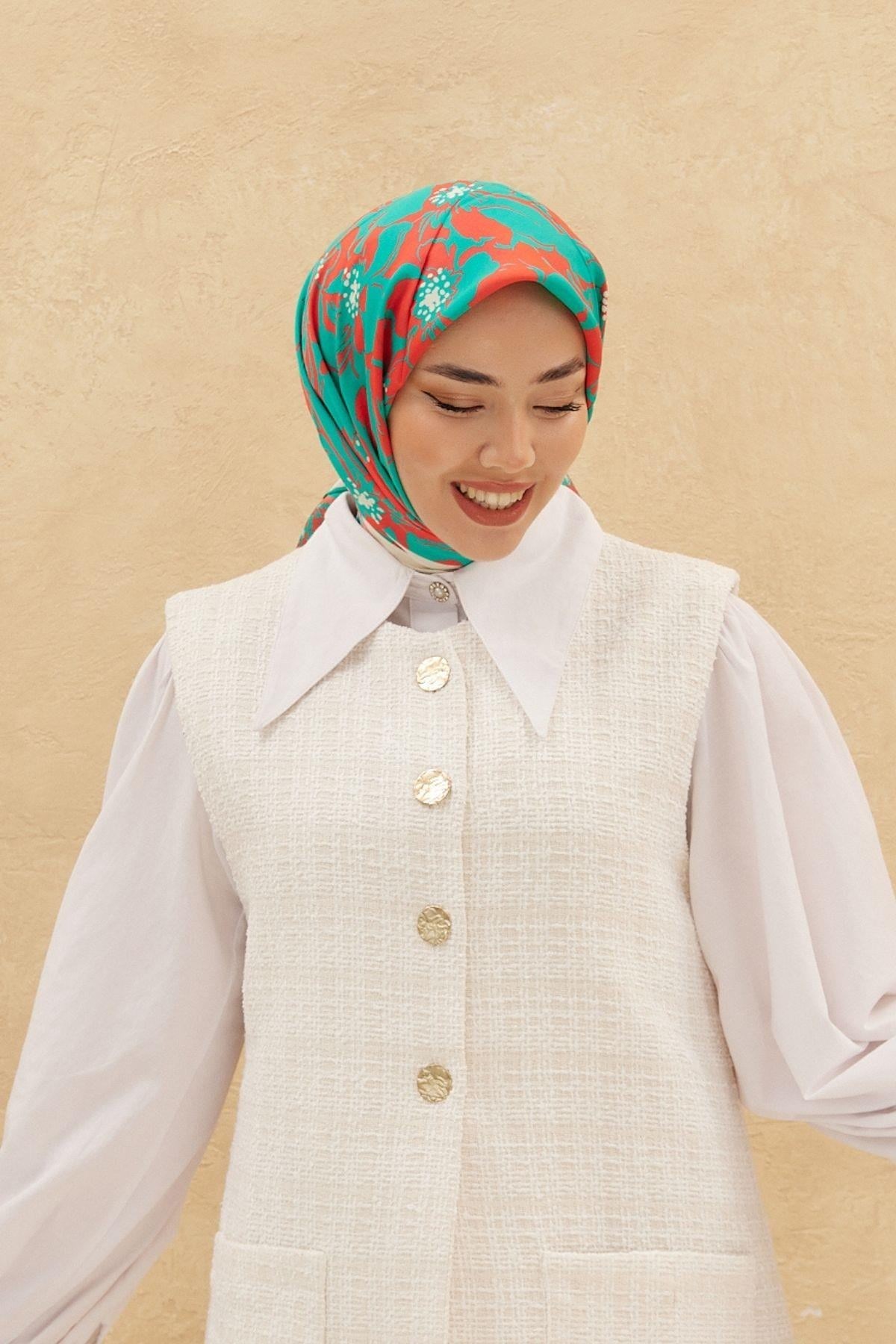Silk Home Organik Pamuk İpek Eşarp 79008-07