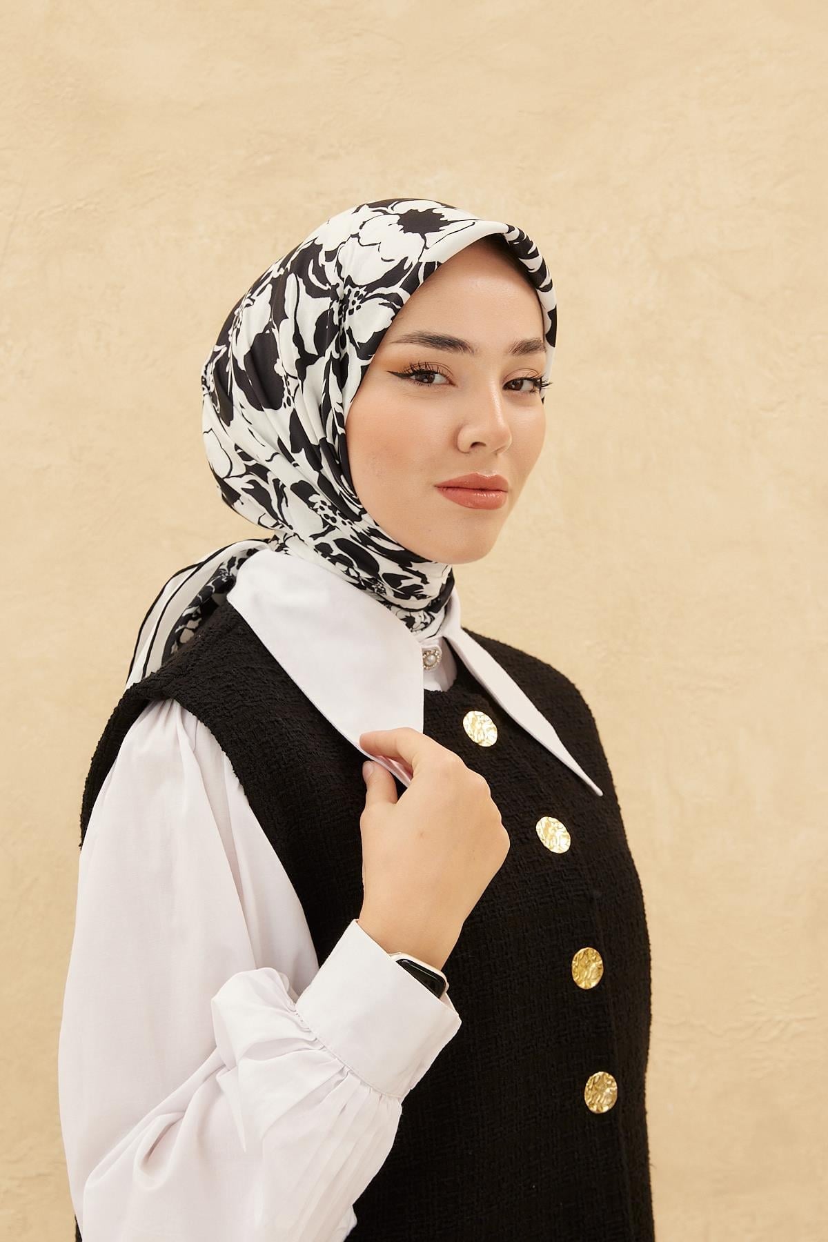 Silk Home Organik Pamuk İpek Eşarp 79008-01