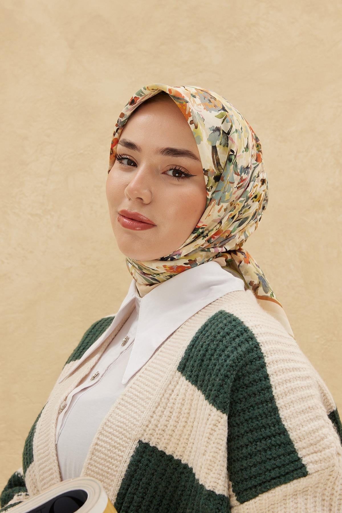 Silk Home Organik Pamuk İpek Eşarp 79009-16
