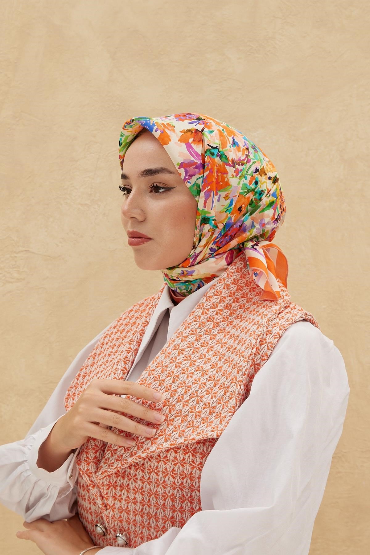 Silk Home Organik Pamuk İpek Eşarp 79009-19