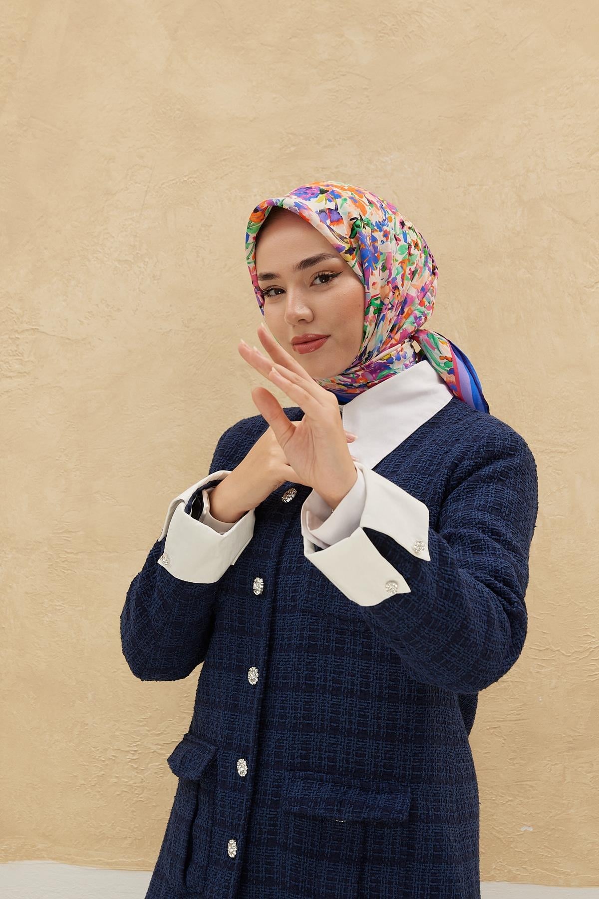Silk Home Organik Pamuk İpek Eşarp 79009-10