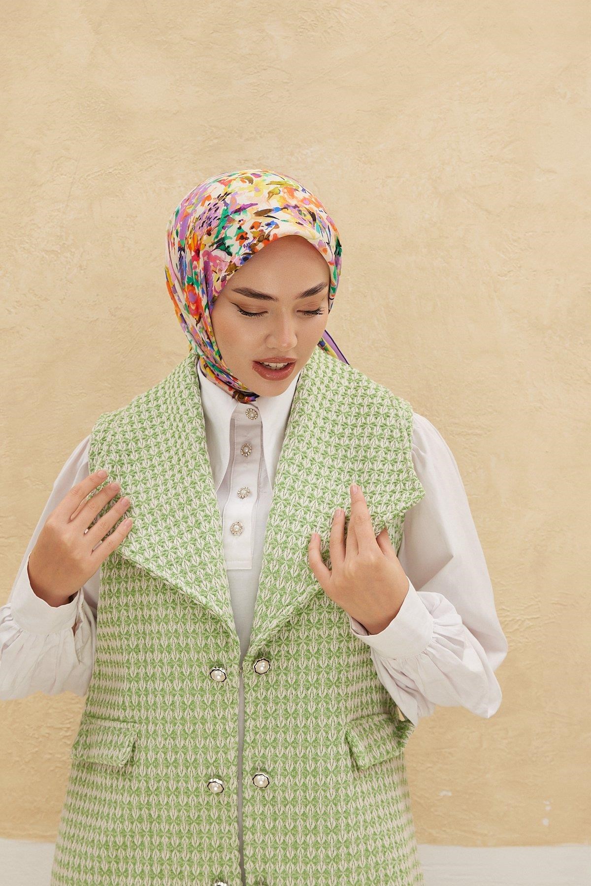 Silk Home Organik Pamuk İpek Eşarp 79009-05