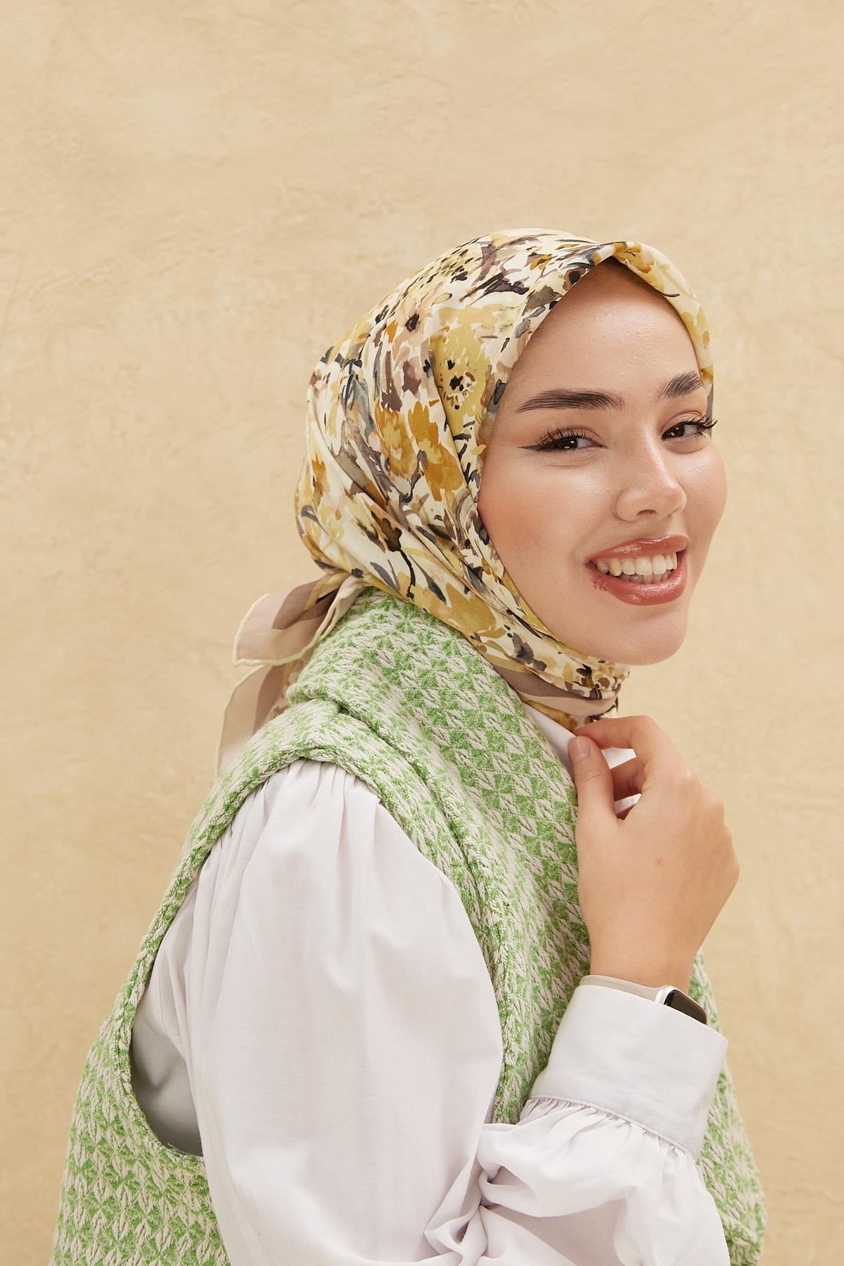 Silk Home Organik Pamuk İpek Eşarp 79009-17