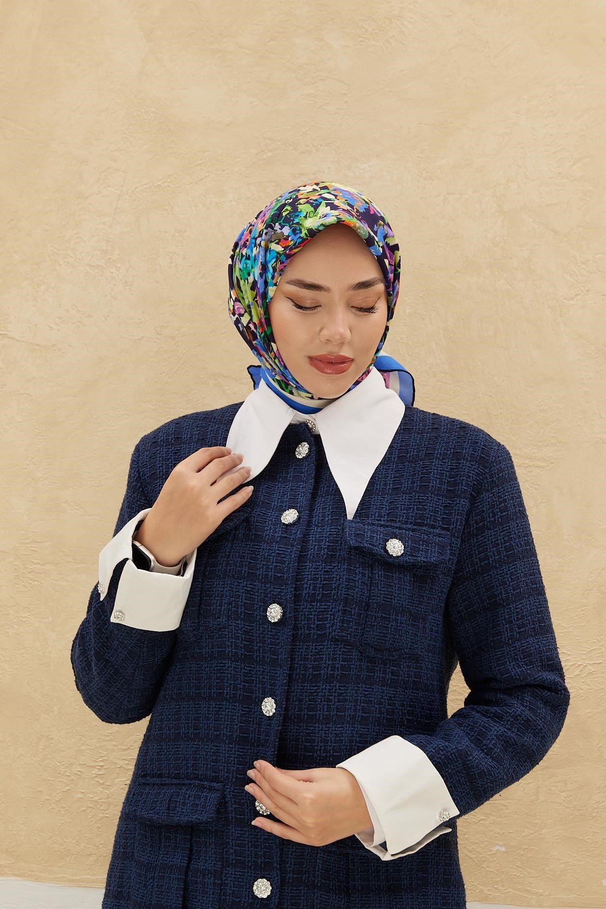 Silk Home Organik Pamuk İpek Eşarp 79009-12