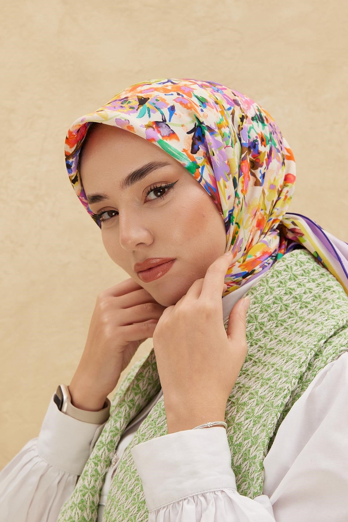 Silk Home Organik Pamuk İpek Eşarp 79009-05