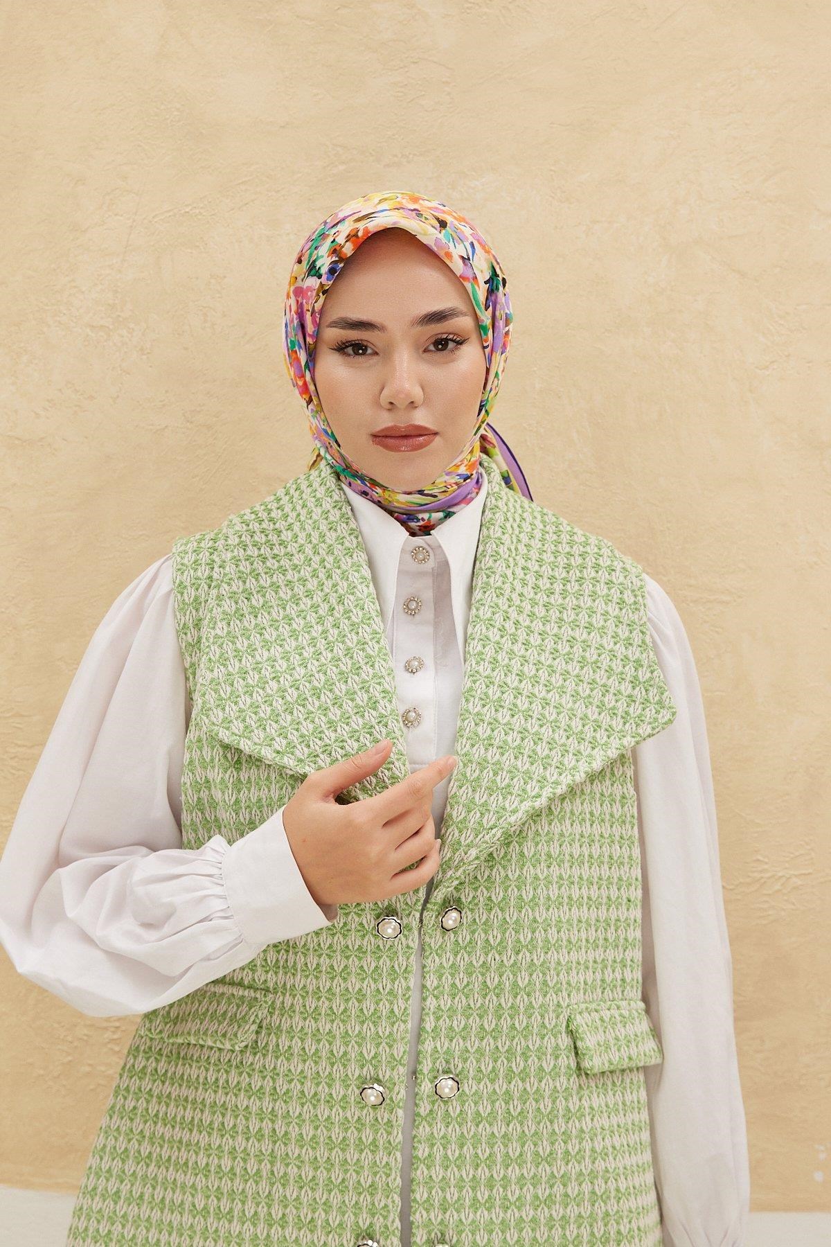 Silk Home Organik Pamuk İpek Eşarp 79009-05