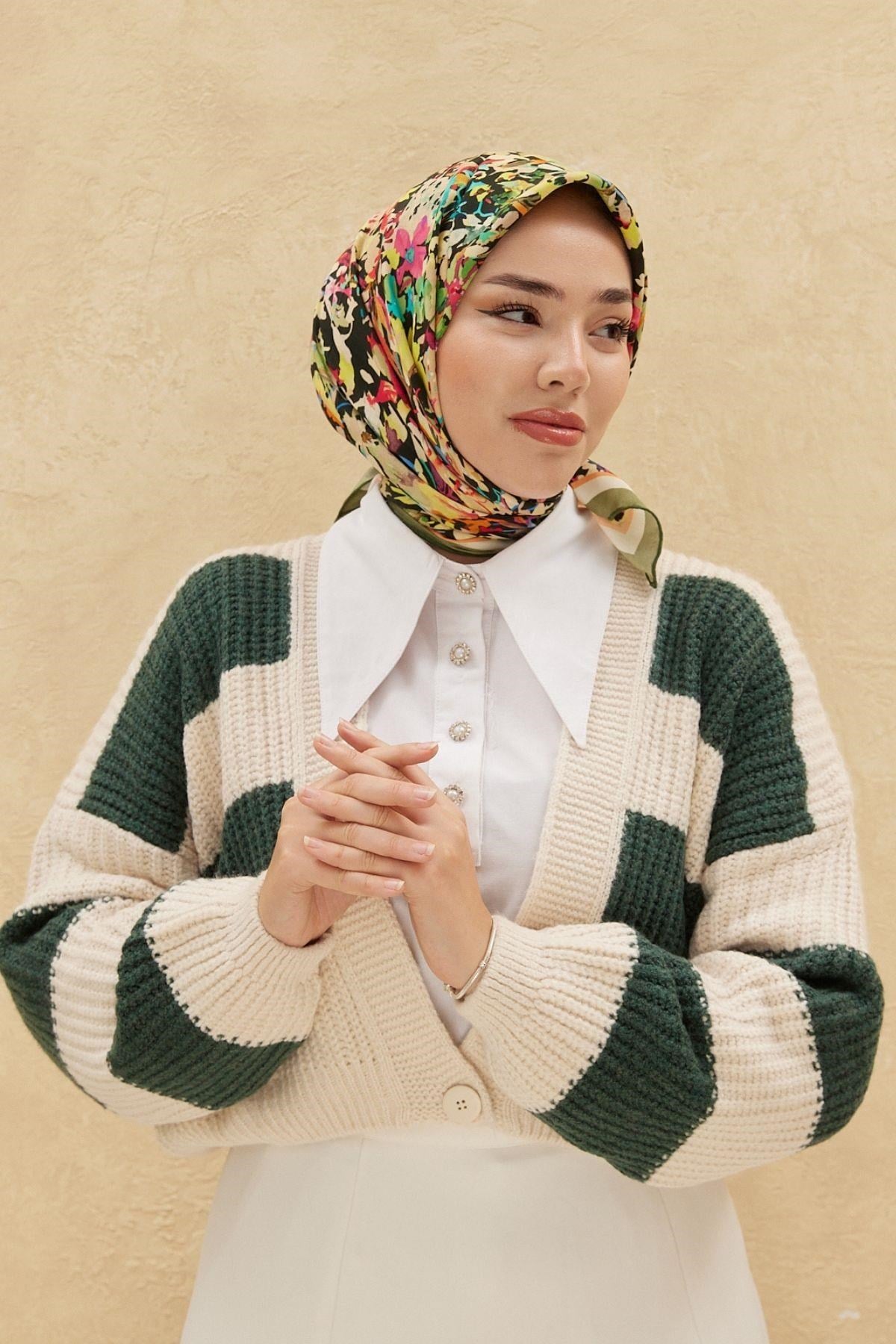 Silk Home Organik Pamuk İpek Eşarp 79009-14
