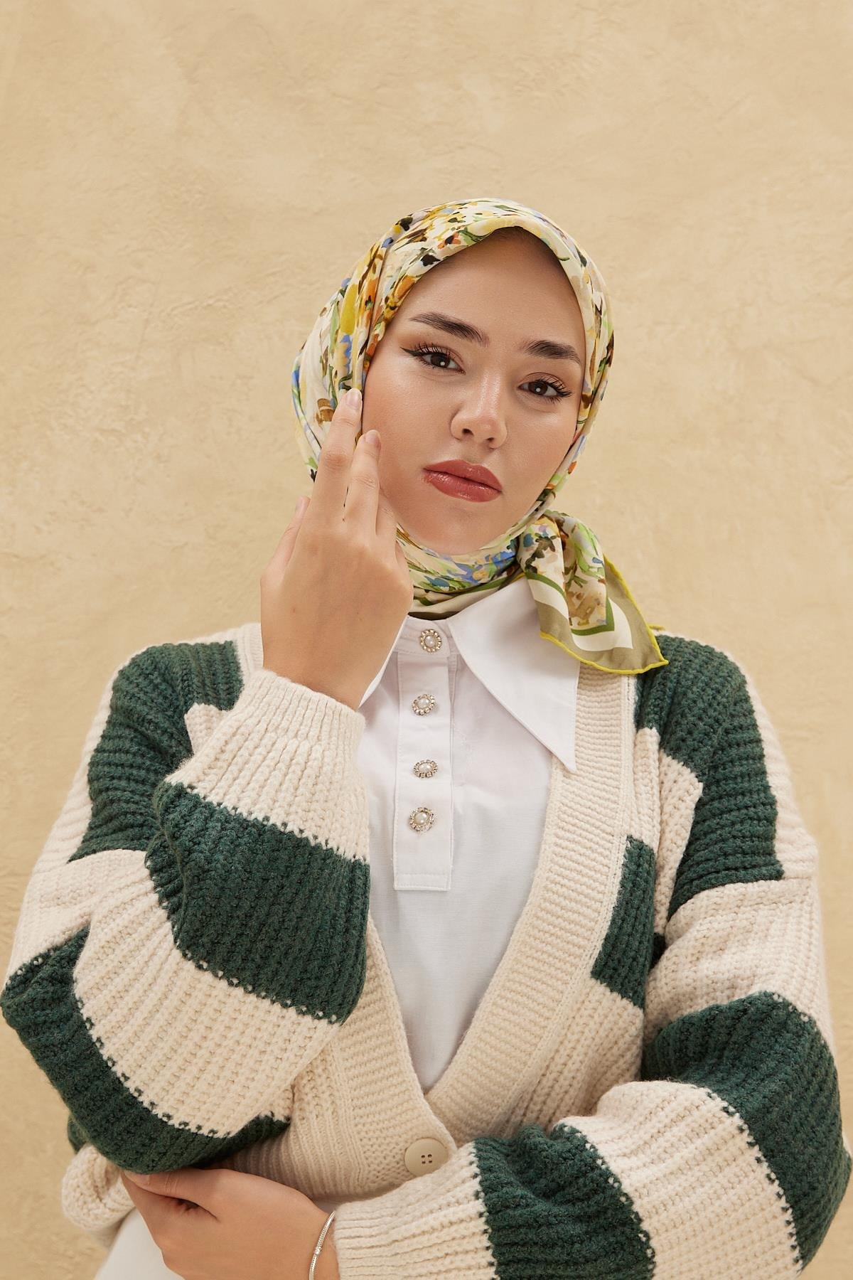 Silk Home Organik Pamuk İpek Eşarp 79009-15