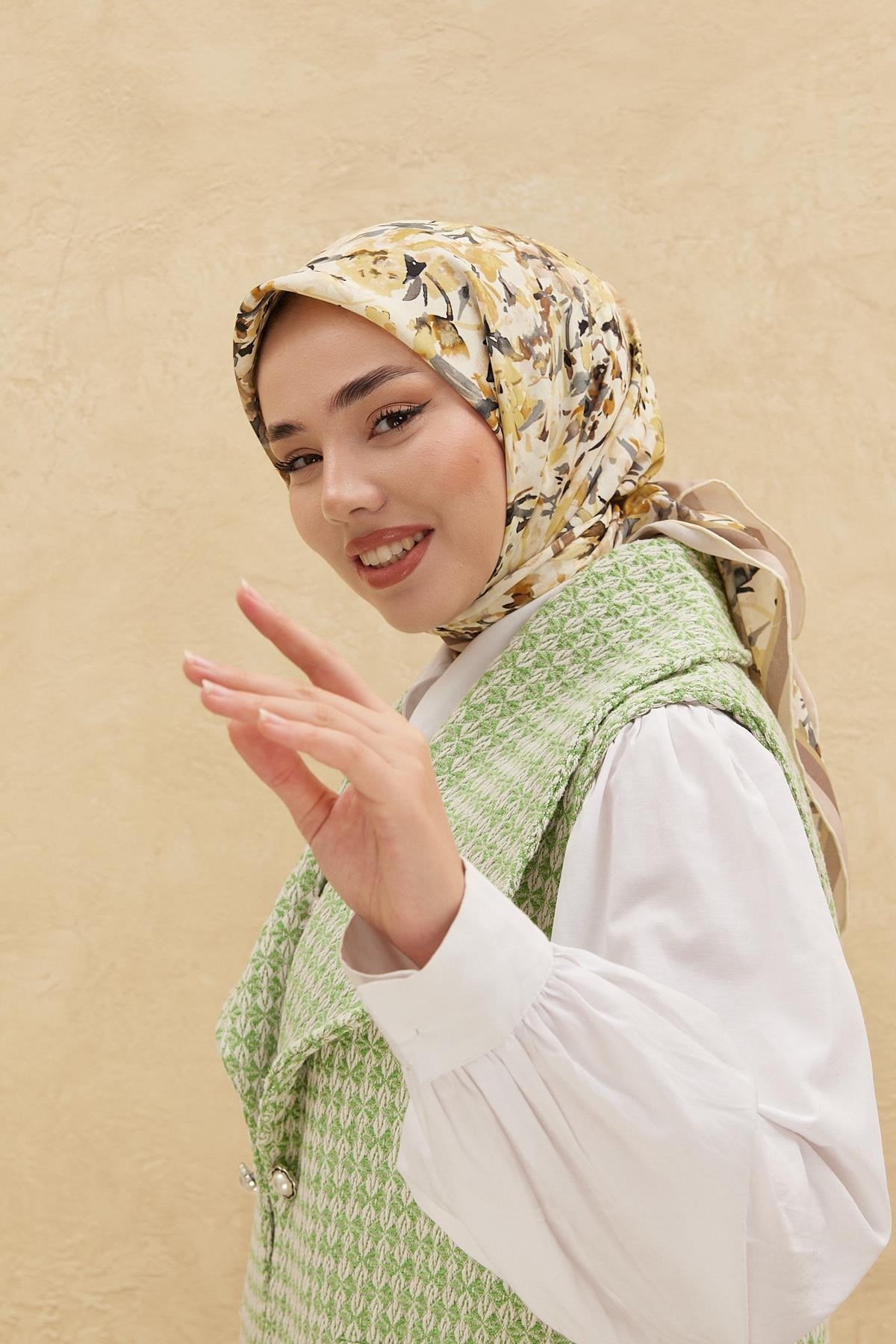 Silk Home Organik Pamuk İpek Eşarp 79009-17