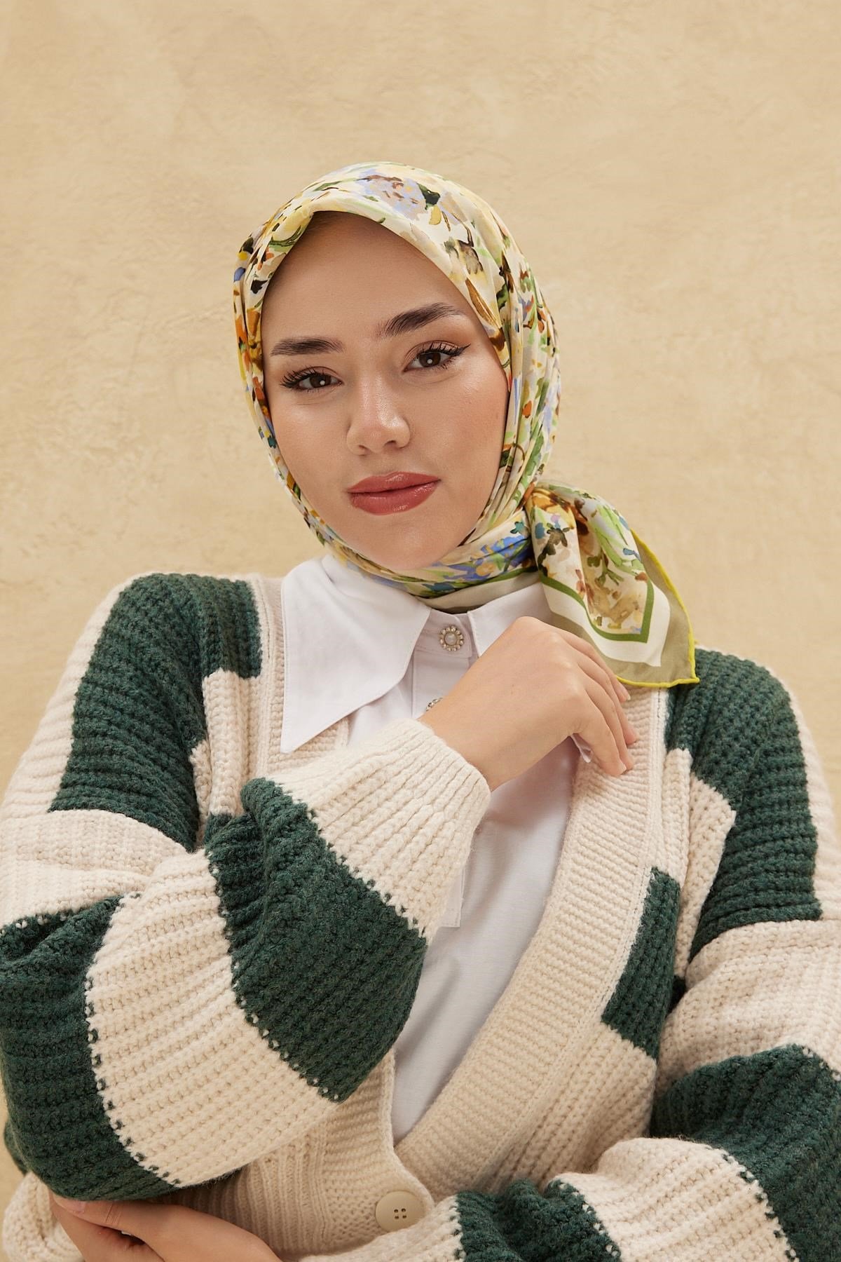 Silk Home Organik Pamuk İpek Eşarp 79009-15