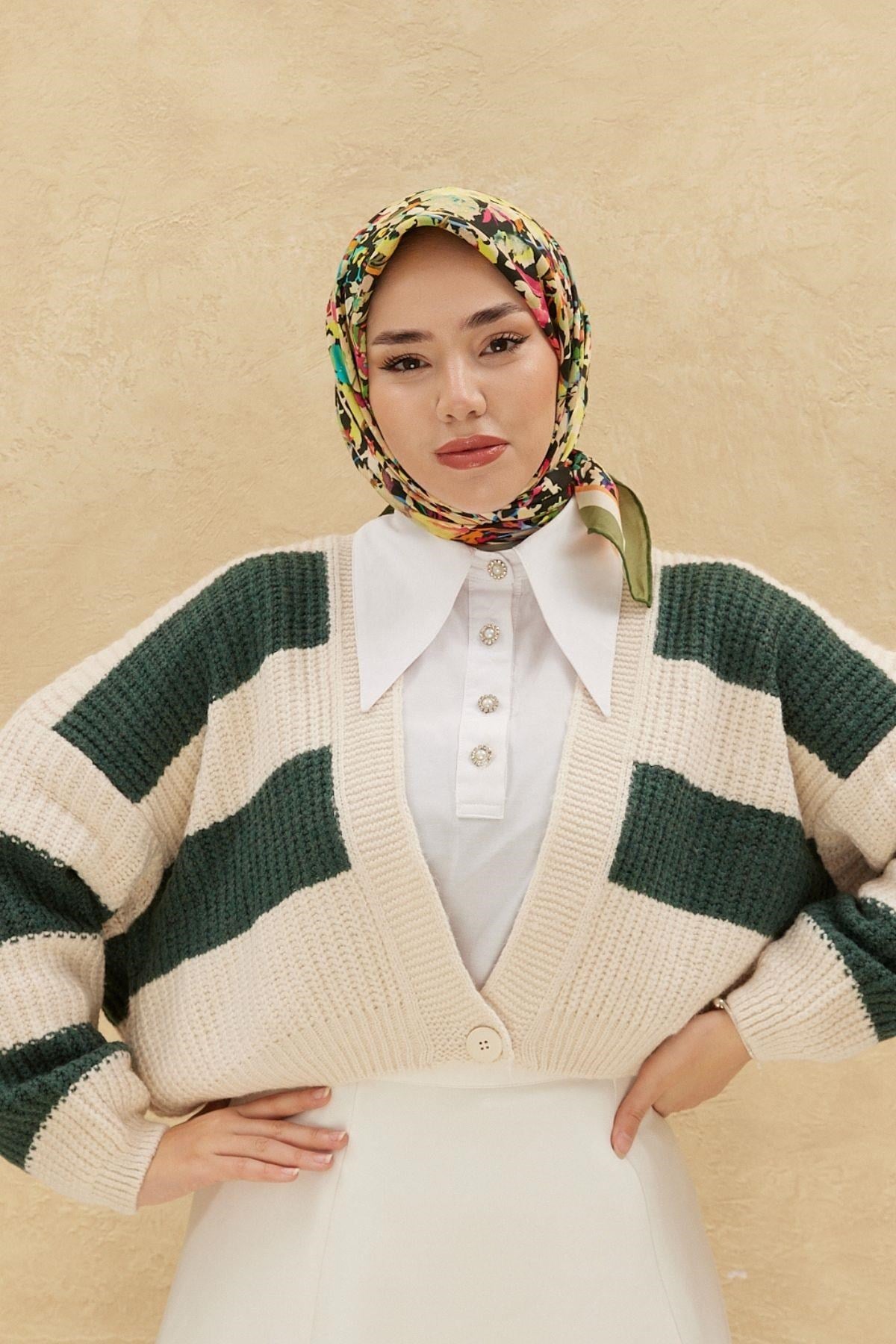 Silk Home Organik Pamuk İpek Eşarp 79009-14