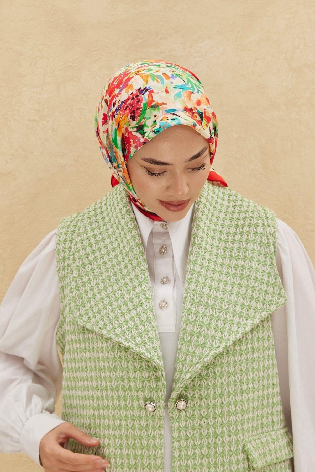 Silk Home Organik Pamuk İpek Eşarp 79009-21