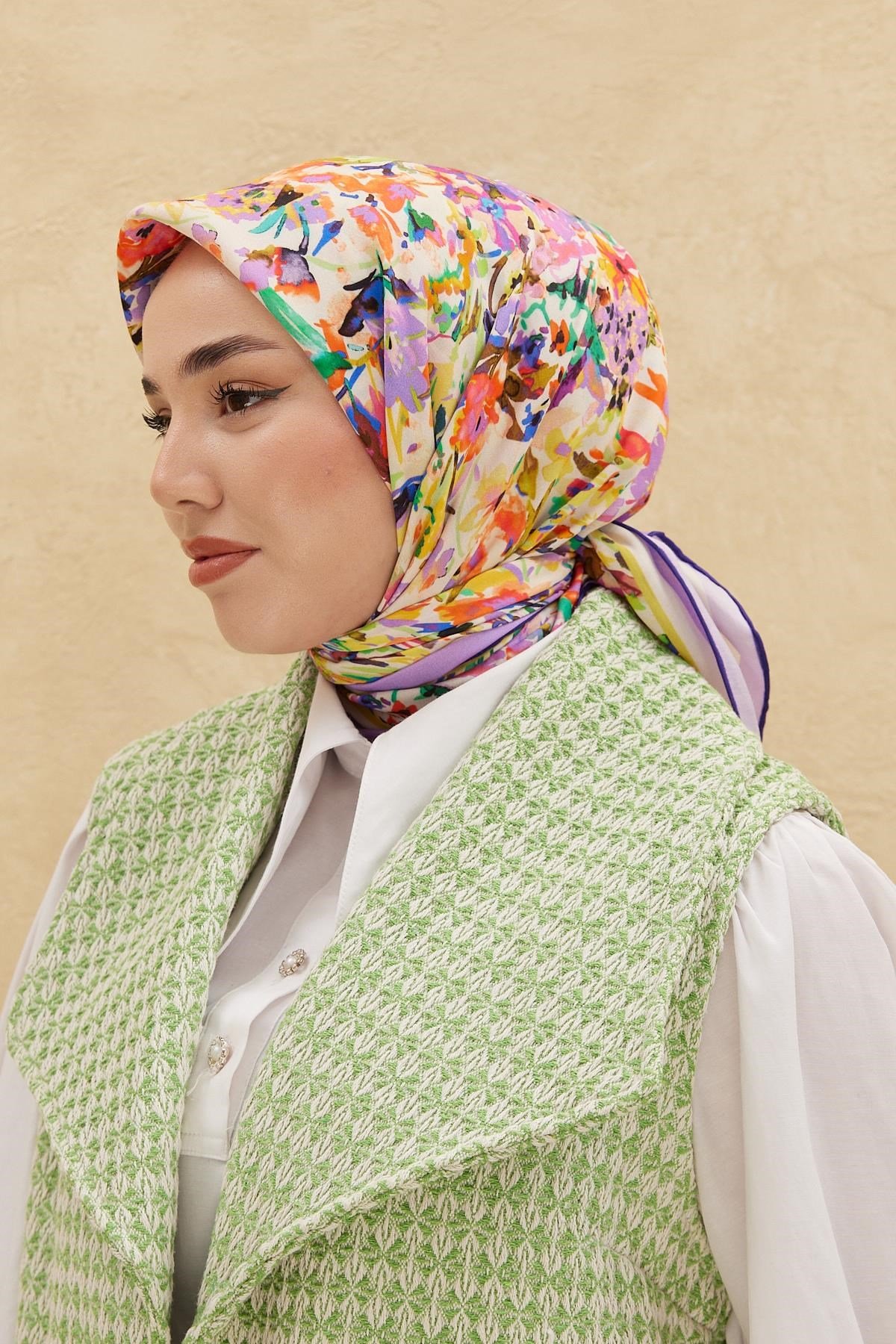 Silk Home Organik Pamuk İpek Eşarp 79009-05