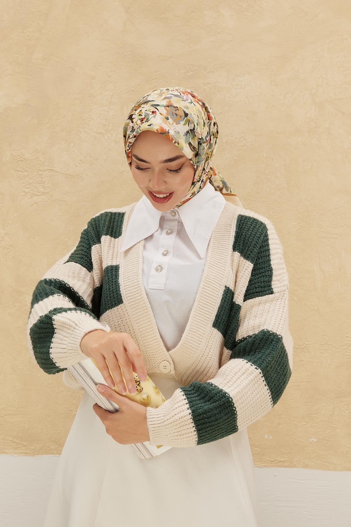 Silk Home Organik Pamuk İpek Eşarp 79009-16