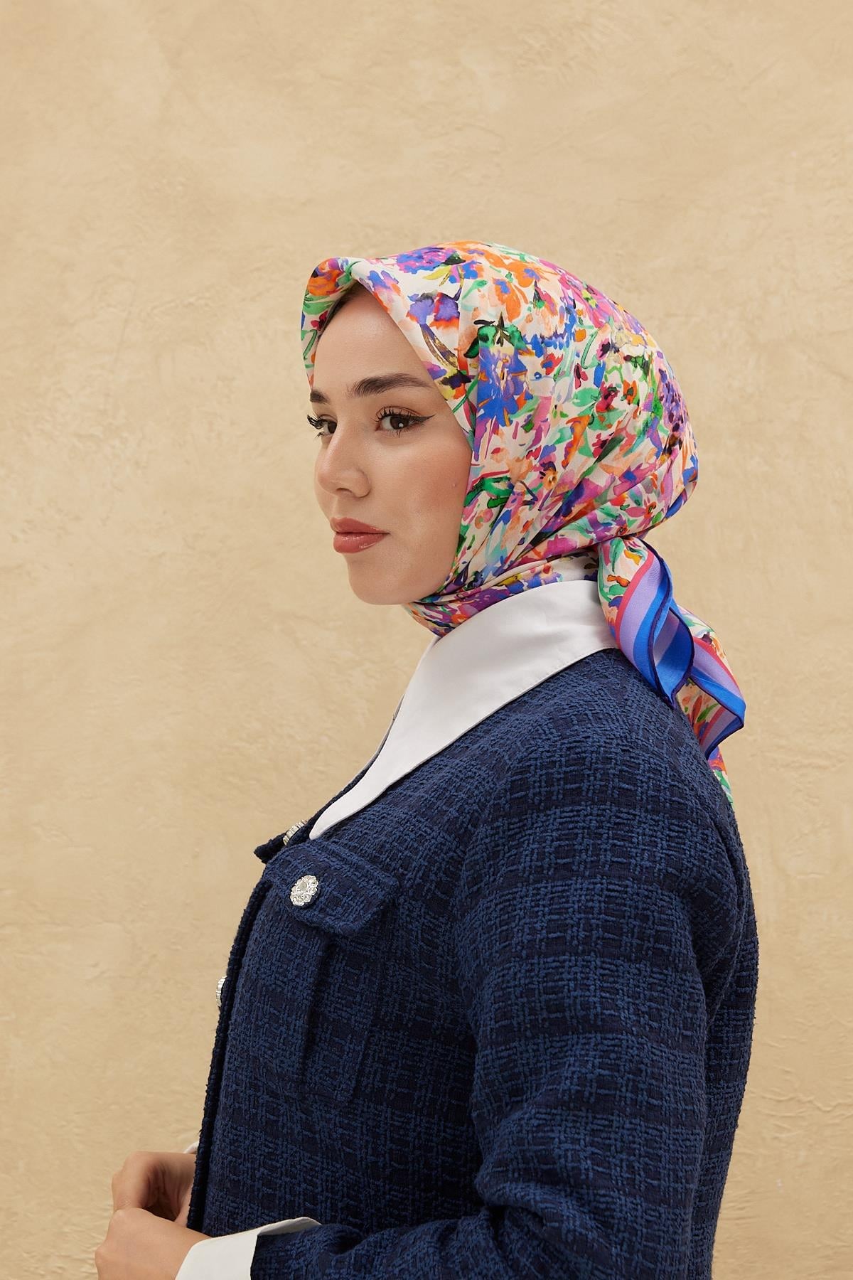 Silk Home Organik Pamuk İpek Eşarp 79009-10