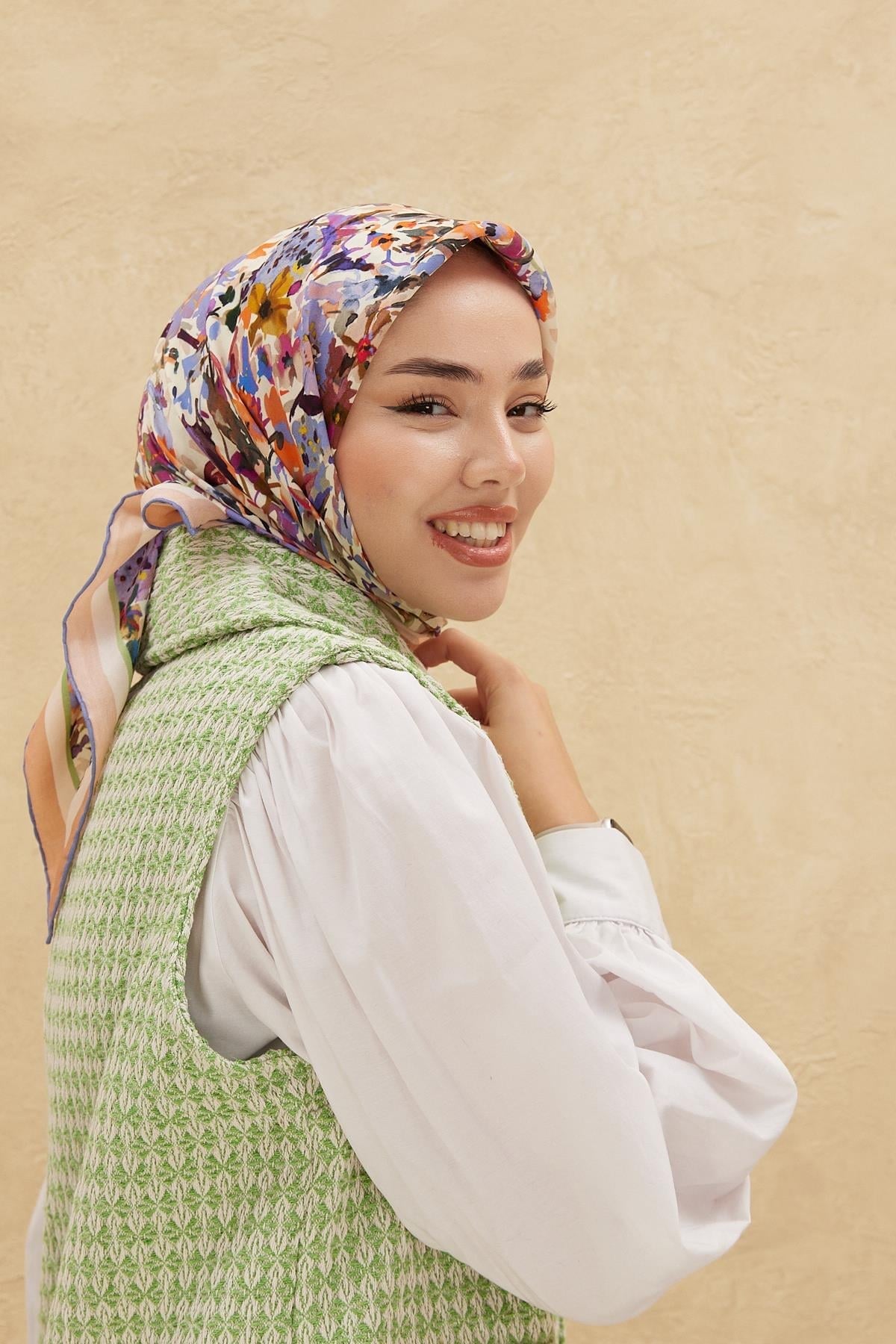 Silk Home Organik Pamuk İpek Eşarp 79009-02