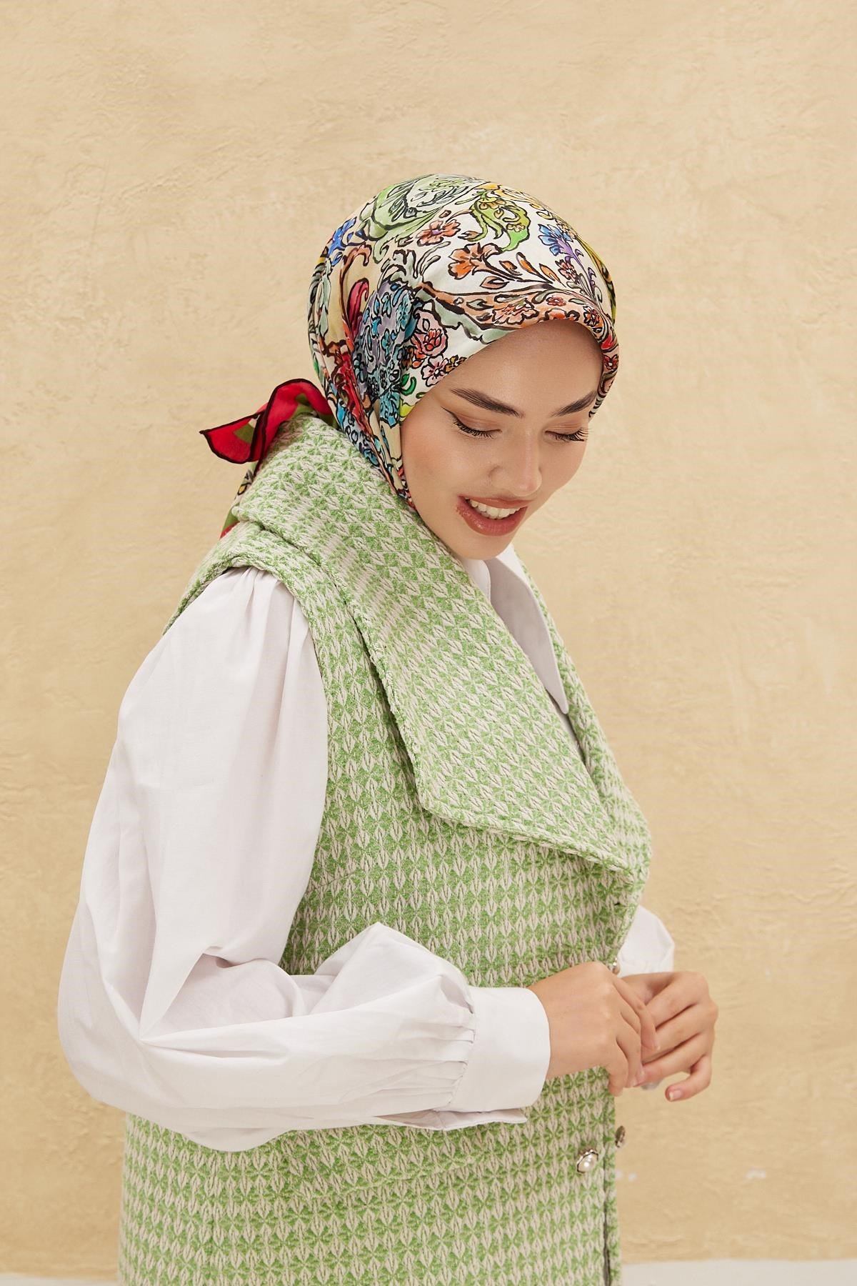 Silk Home Organik Pamuk İpek Eşarp 79010-14