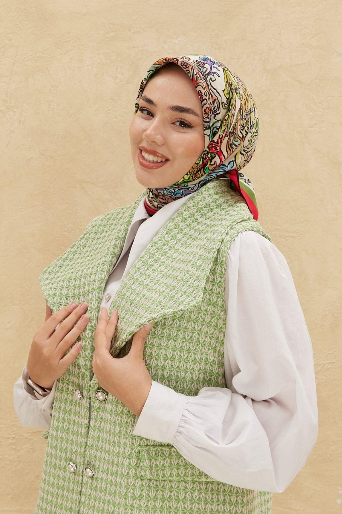 Silk Home Organik Pamuk İpek Eşarp 79010-14