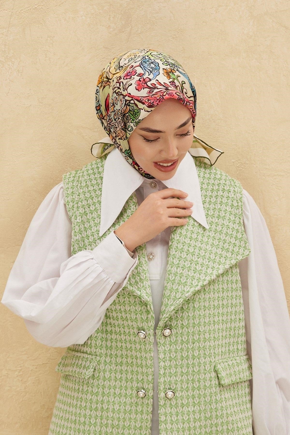 Silk Home Organik Pamuk İpek Eşarp 79010-03