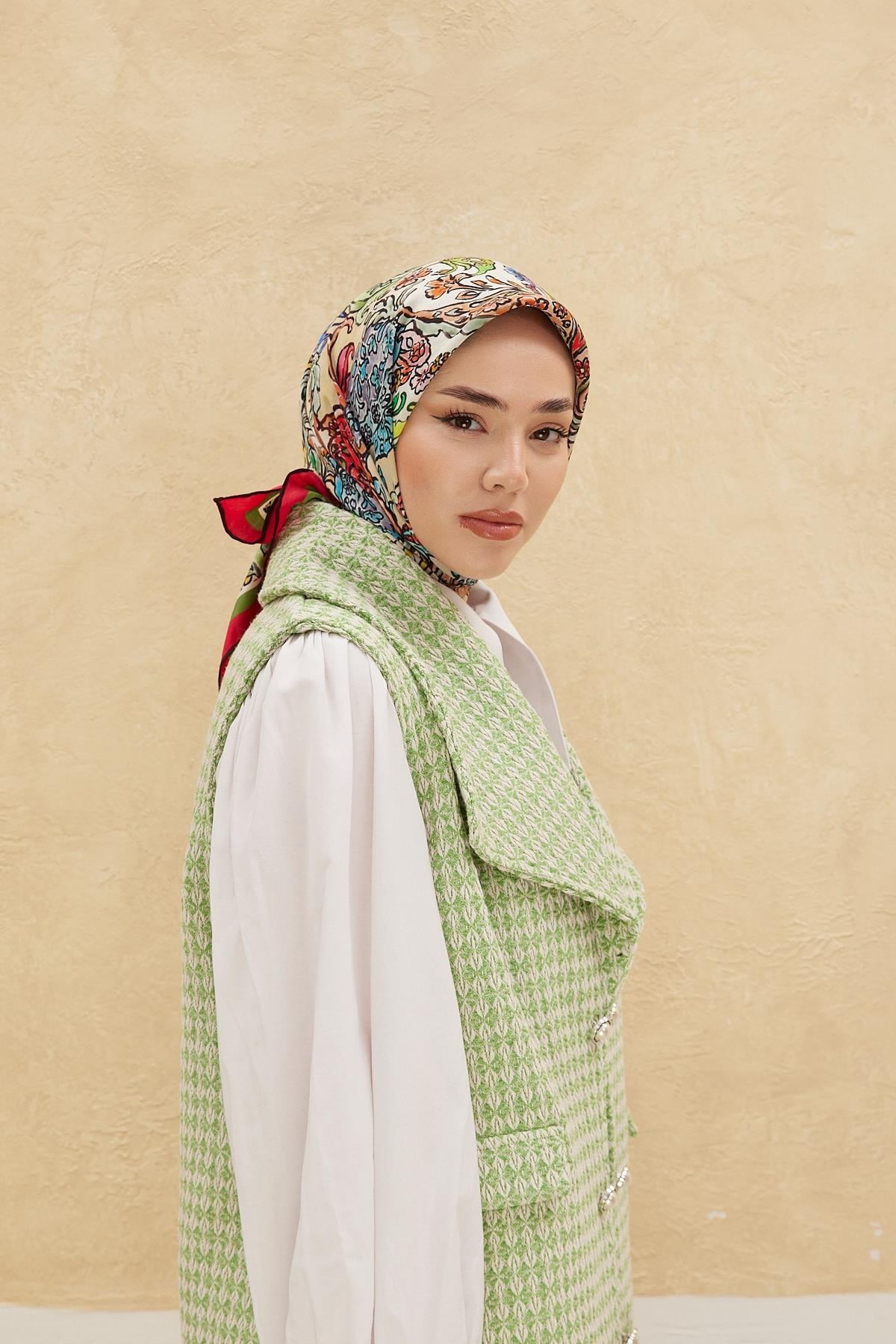 Silk Home Organik Pamuk İpek Eşarp 79010-14