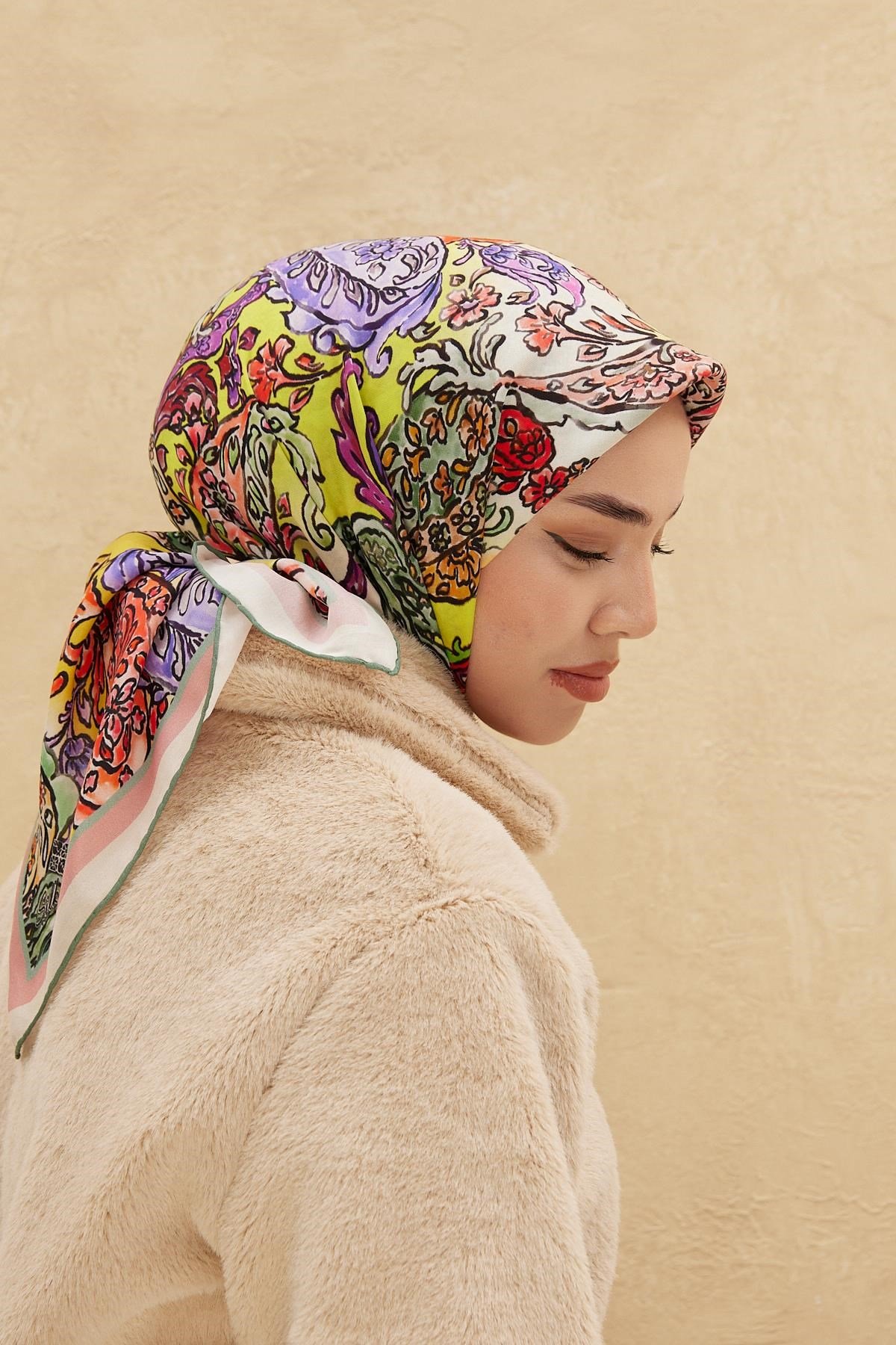 Silk Home Organik Pamuk İpek Eşarp 79010-06