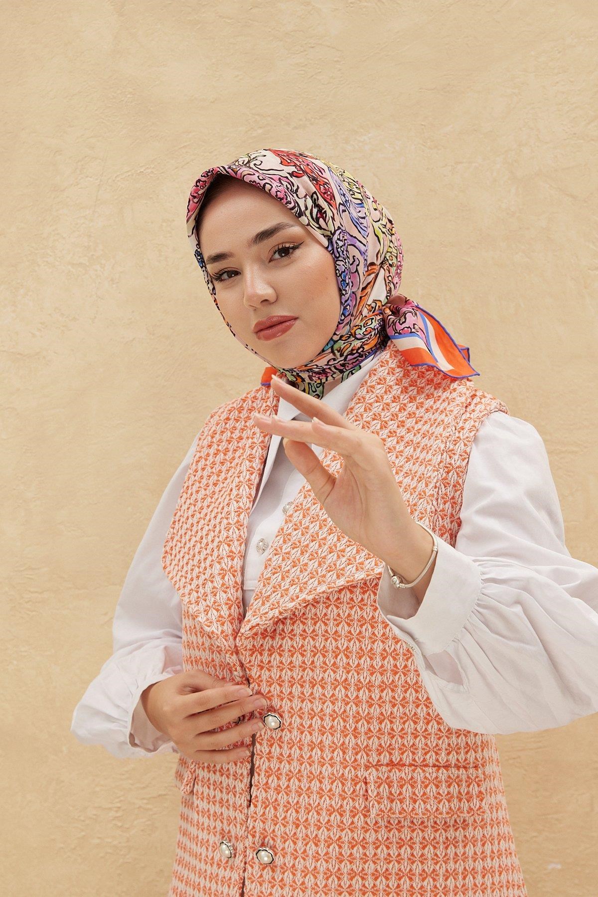 Silk Home Organik Pamuk İpek Eşarp 79010-12