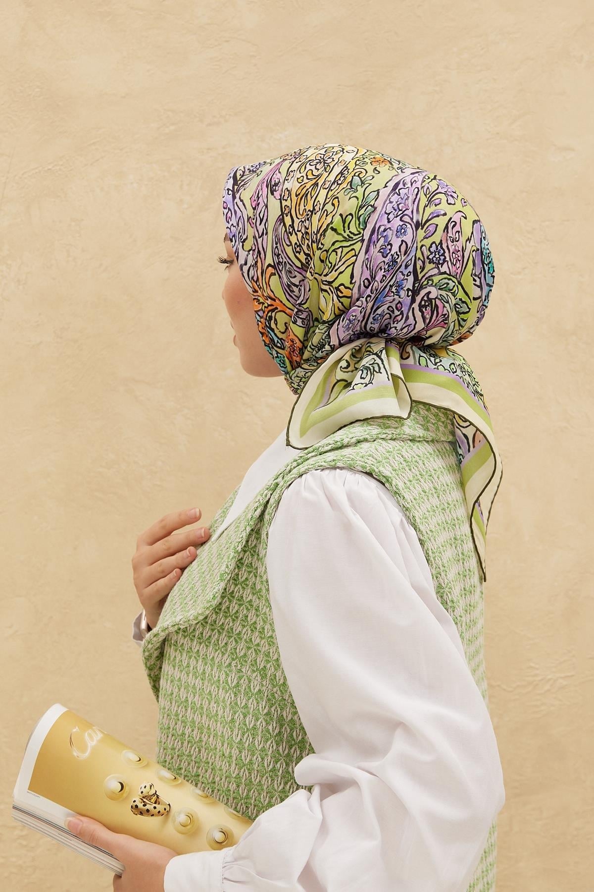 Silk Home Organik Pamuk İpek Eşarp 79010-04