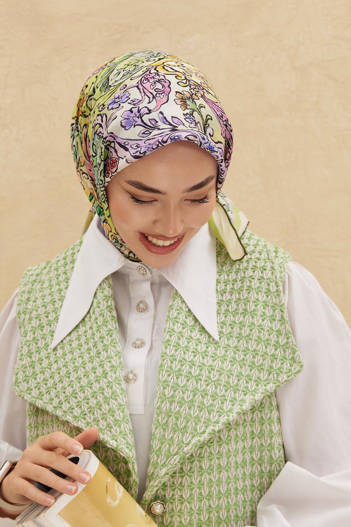 Silk Home Organik Pamuk İpek Eşarp 79010-04