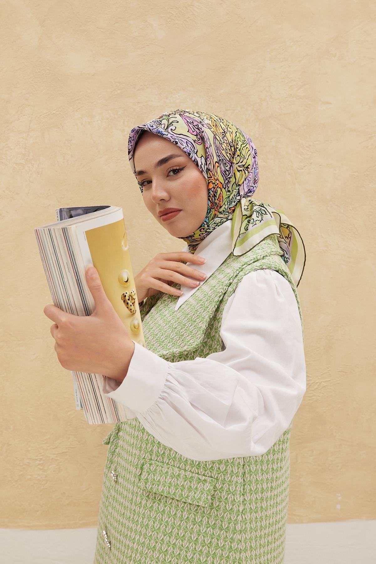 Silk Home Organik Pamuk İpek Eşarp 79010-04