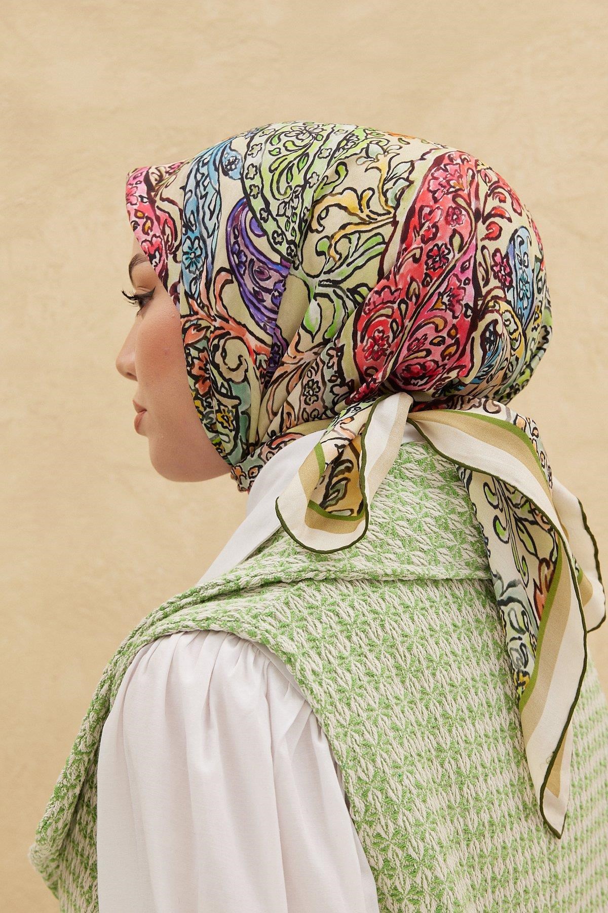 Silk Home Organik Pamuk İpek Eşarp 79010-03